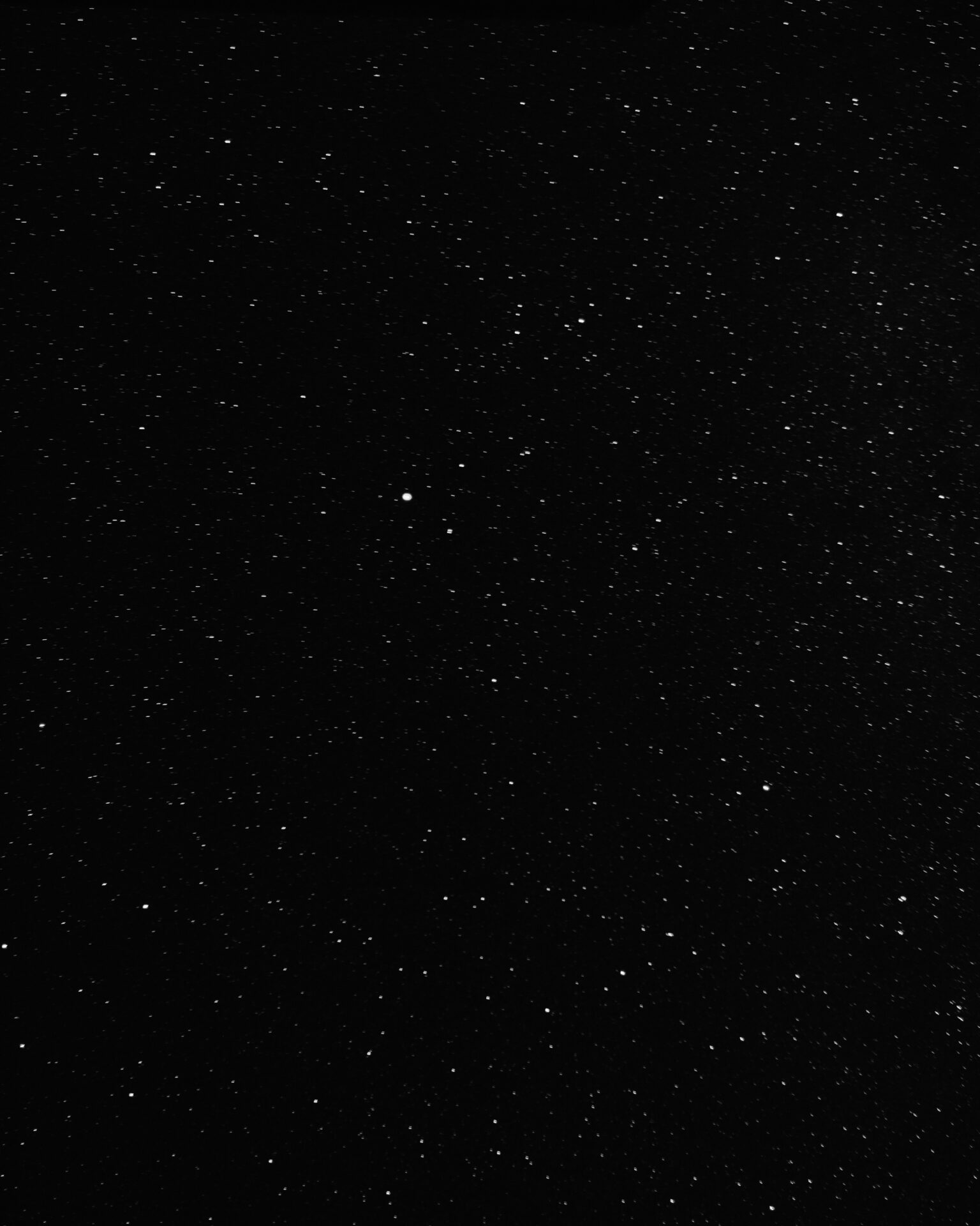 black and white stars in the sky