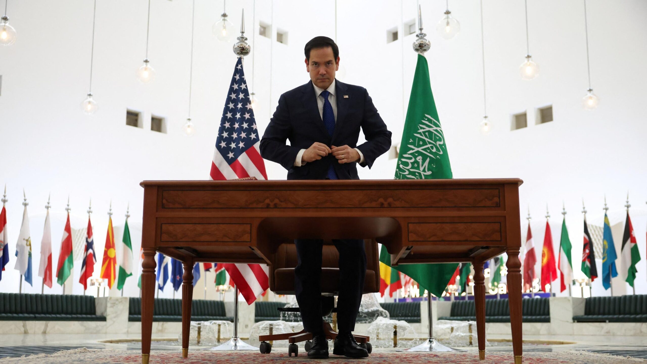 Marco Rubio, Saudi Arabia, United States, Russia, Ukraine, Middle East, Donald Trump, Vladimir Putin, Benyamin Netanyahu, Hamas, Gaza Strip, Israel, Palestine, Jordan, Egypt