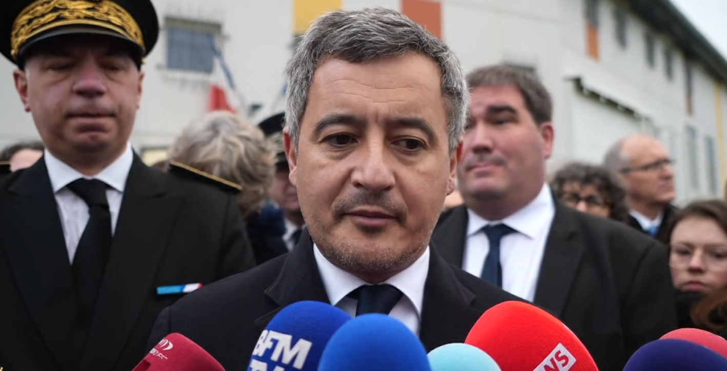Prison reform, Inmate activities, Facial treatments, Education, Rehabilitation, Narcotrafficking, Gérald Darmanin