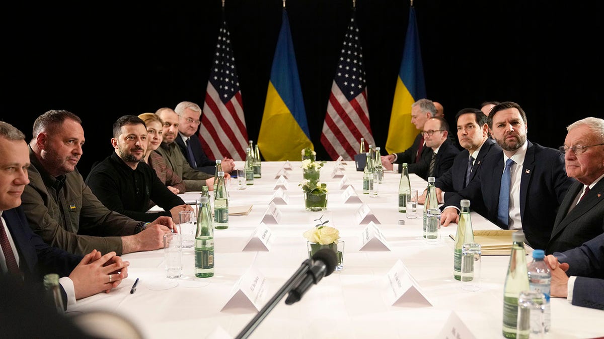 Ukraine rare earth minerals, US-Ukraine mineral deal, Zelenskyy rejects US mineral access, Ukraine-Russia war, Biden administration aid to Ukraine, Trump Ukraine peace talks, VP JD Vance, National Security Advisor Michael Waltz, Treasury Secretary Scott Bessent, Zelenskyy counterproposal, Zelenskyy security guarantees