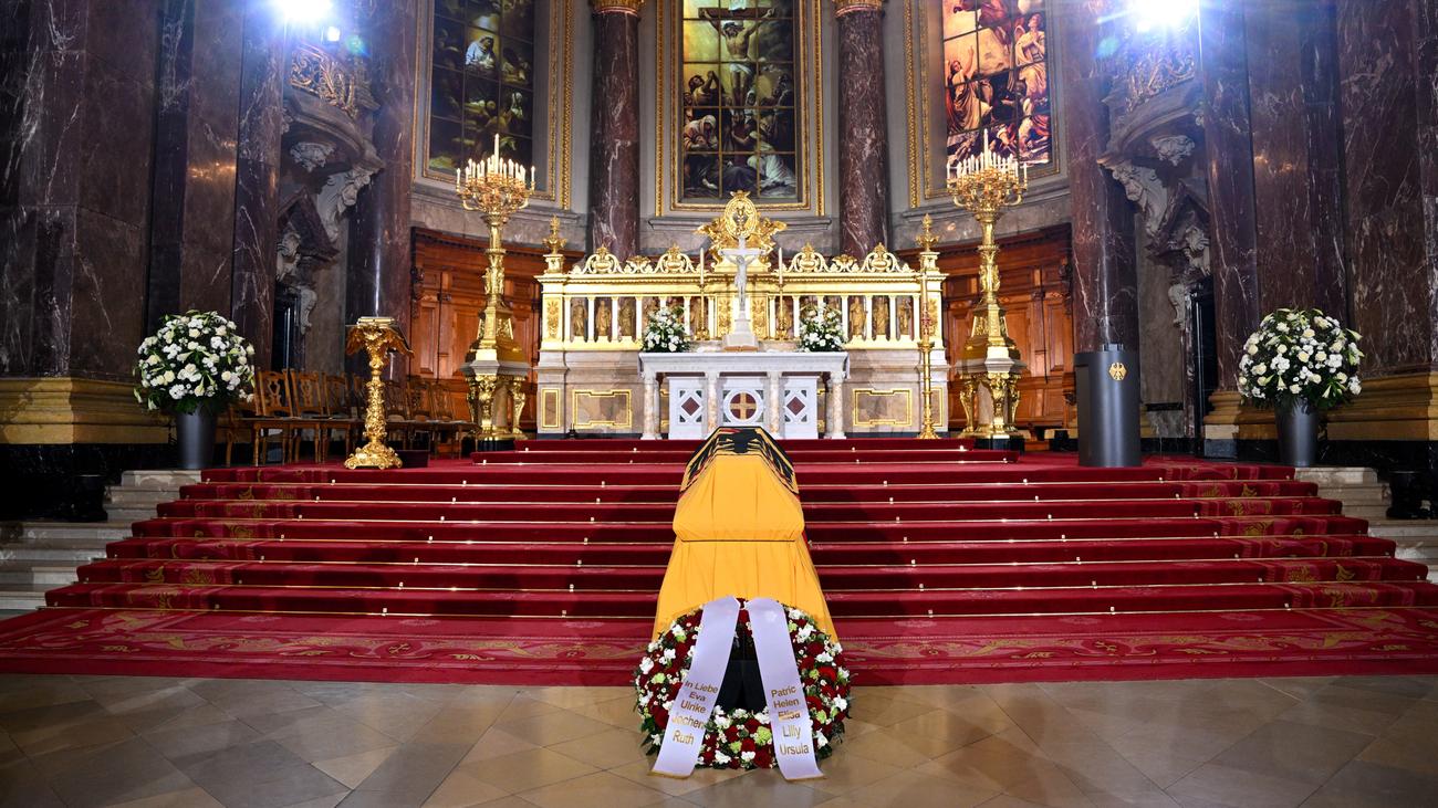 Horst Köhler, Trauerfeier, Bundespräsident, Trauergottesdienst, Berliner Dom, Frank-Walter Steinmeier, Olaf Scholz, Angela Merkel