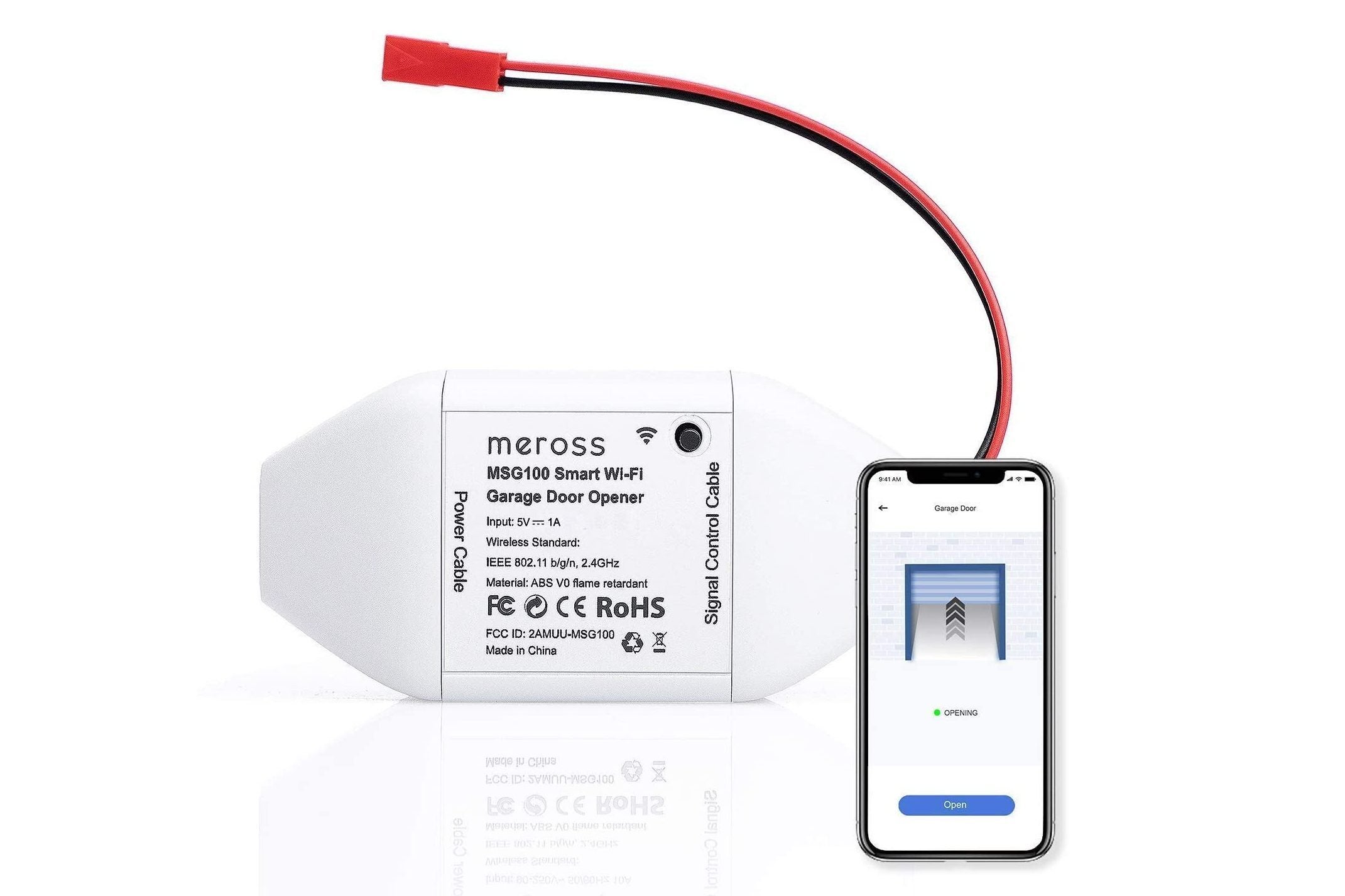 smart garage door opener, Meross MSG100, Meross smart garage door opener, budget smart garage door opener, Meross MSG100 installation, Meross MSG100 compatibility, Meross MSG100 app, Meross MSG100 features, Meross MSG100 review
