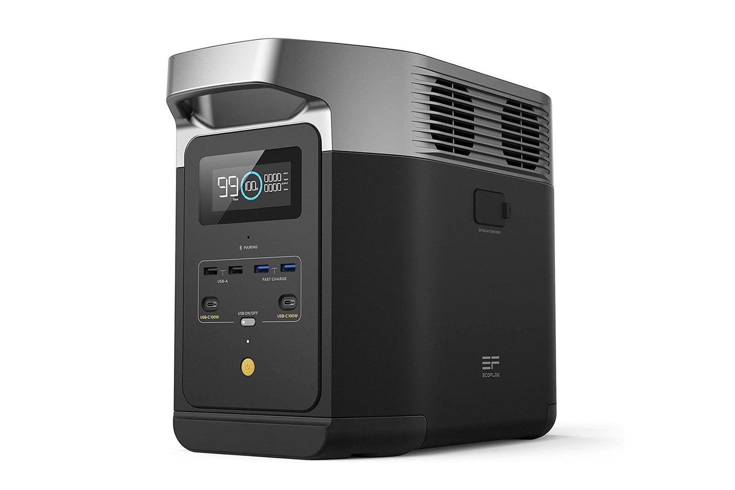 EF Ecoflow Delta 2, Portable Power Station, Amazon Lightning Deal, 1800 Watt, 15 Outlets, Power Outage, Camping, RV Accessory, Renewable Energy, Rapid Recharging, Durable