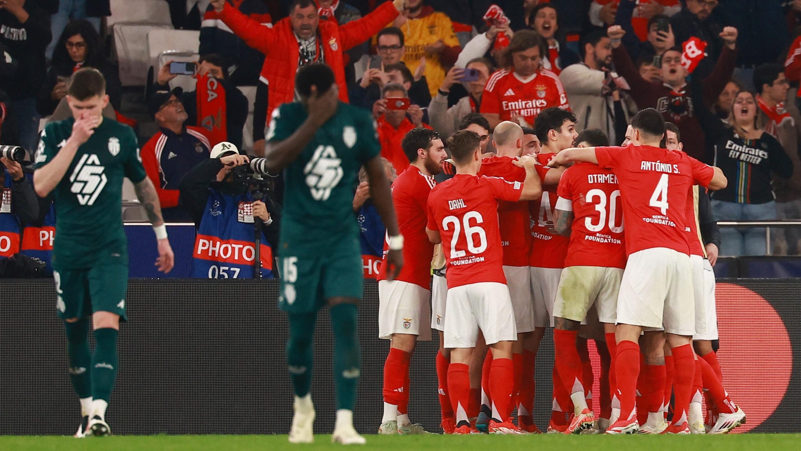 Benfica, Monaco, UEFA Champions League, Group Stage, Matchday 6, Portugal, France, Football, Soccer