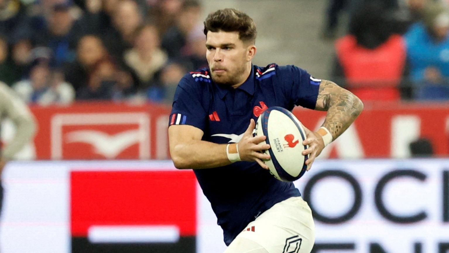 France rugby team, Italy vs France, Six Nations Tournament, Matthieu Jalibert, Thibaud Flament, Anthony Jelonch