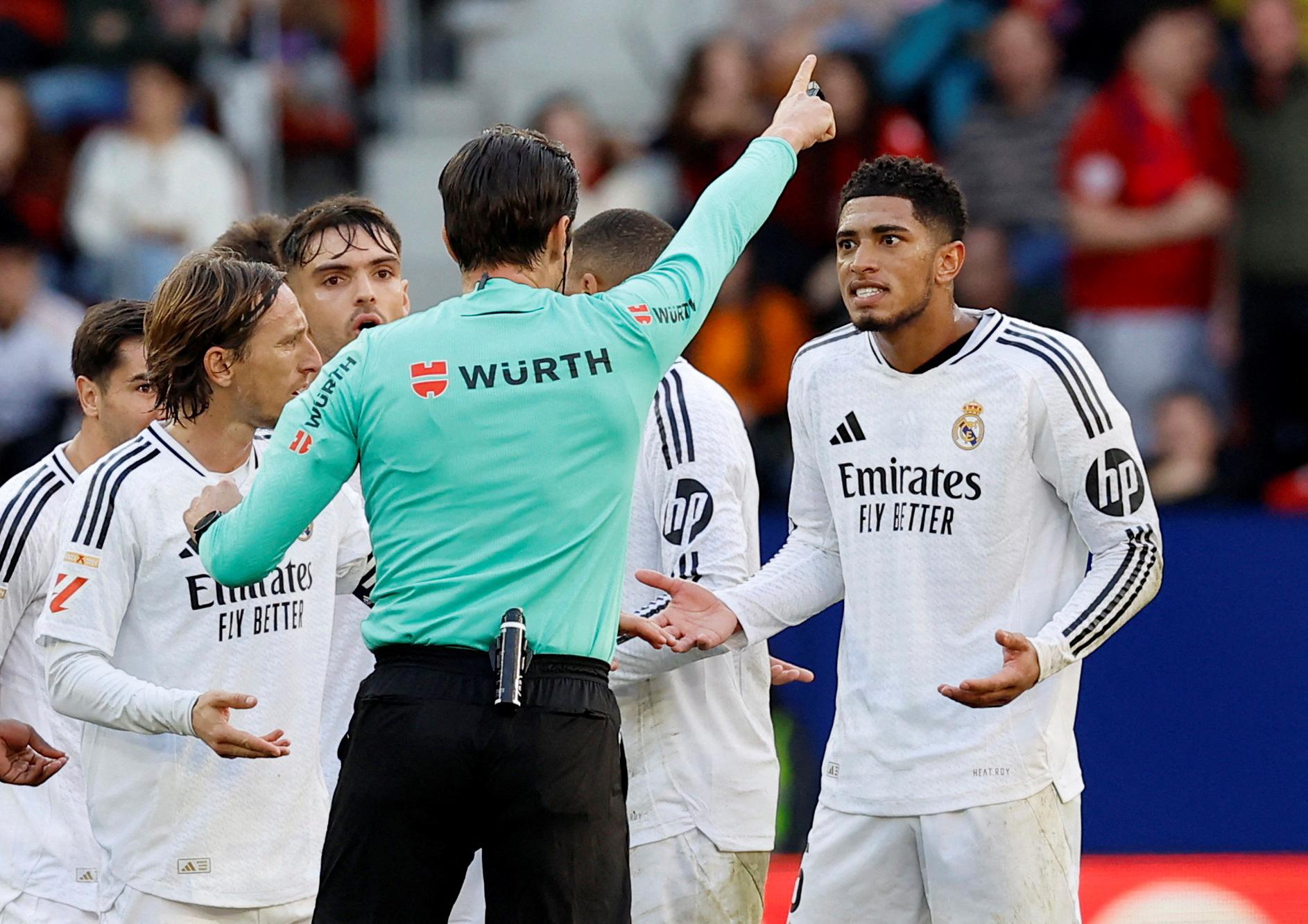 Jose Luis Munuera Montero, Real Madrid, Jude Bellingham, Kylian Mbappé, Osasuna, La Liga, Refereeing controversy, Bias in officiating