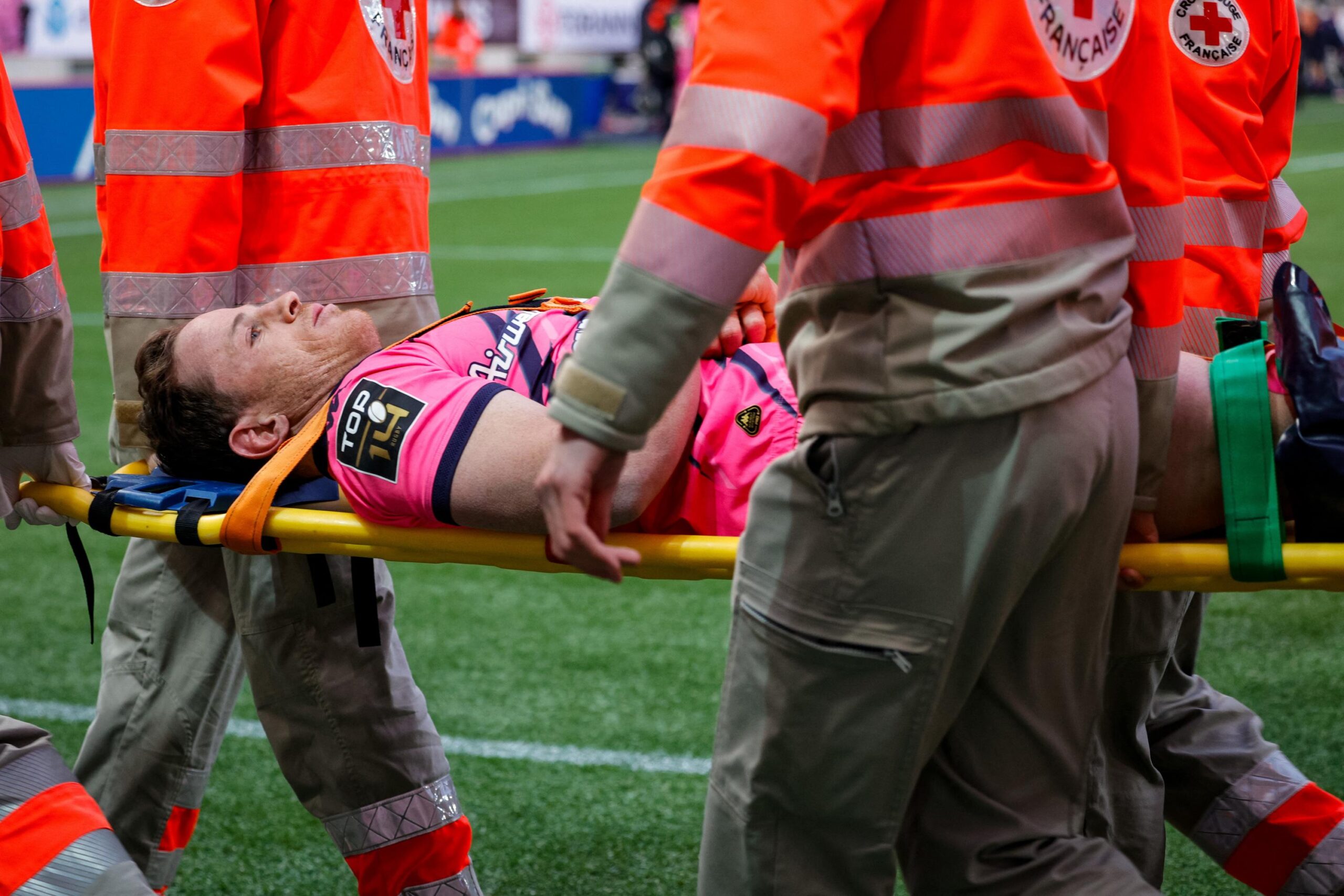 Brad Weber, Stade Français, Paul Abadie, Demi de mêlée, Joker médical