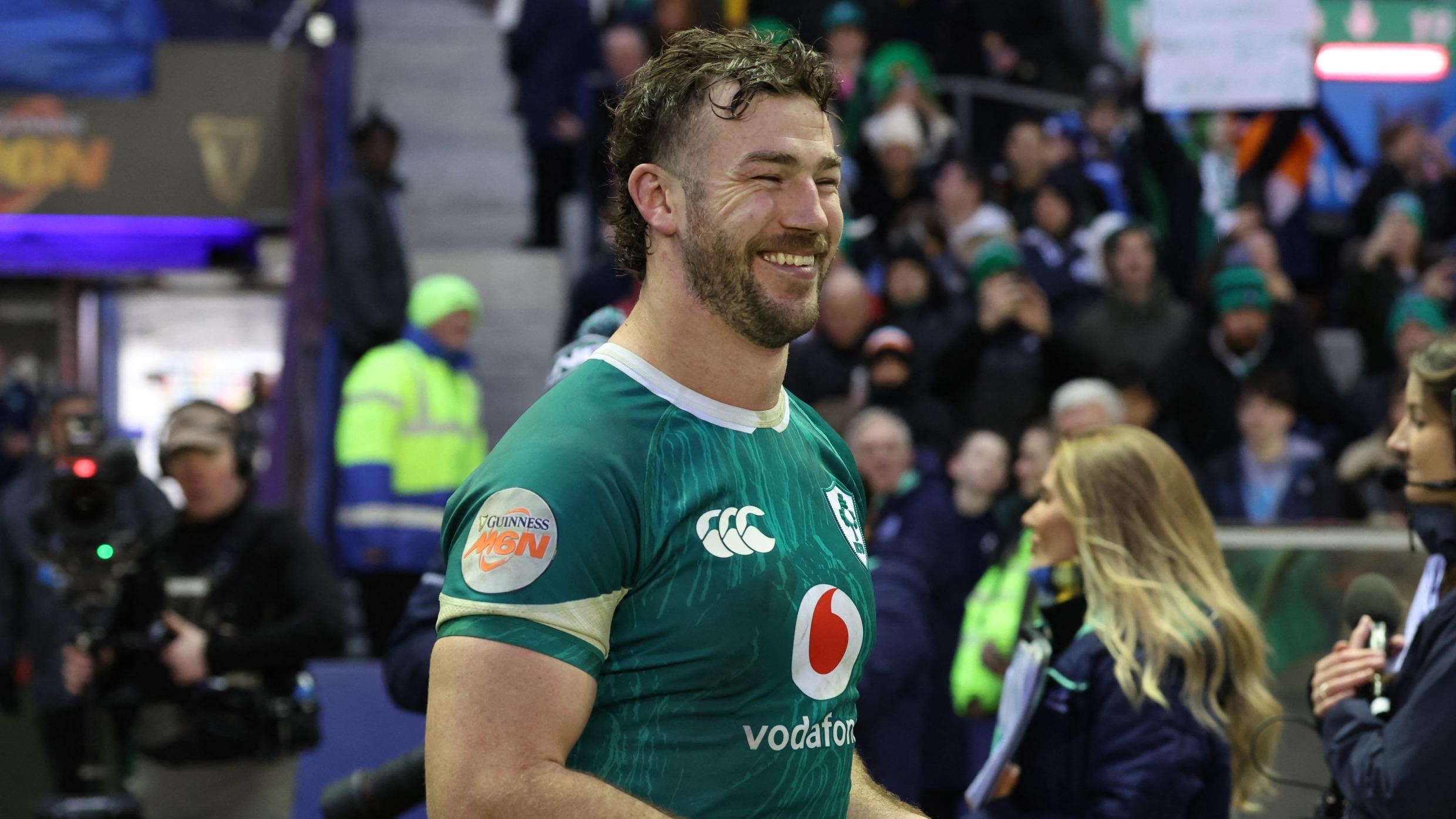 Six Nations, Ireland, Grand Slam, Caelan Doris, Ronan Kelleher, Tadhg Furlong, Iain Henderson, Andrew Goodman, Peter O'Mahony, Jack Conan, Dan Sheehan, Garry Ringrose, James Ryan, Cian Prendergast