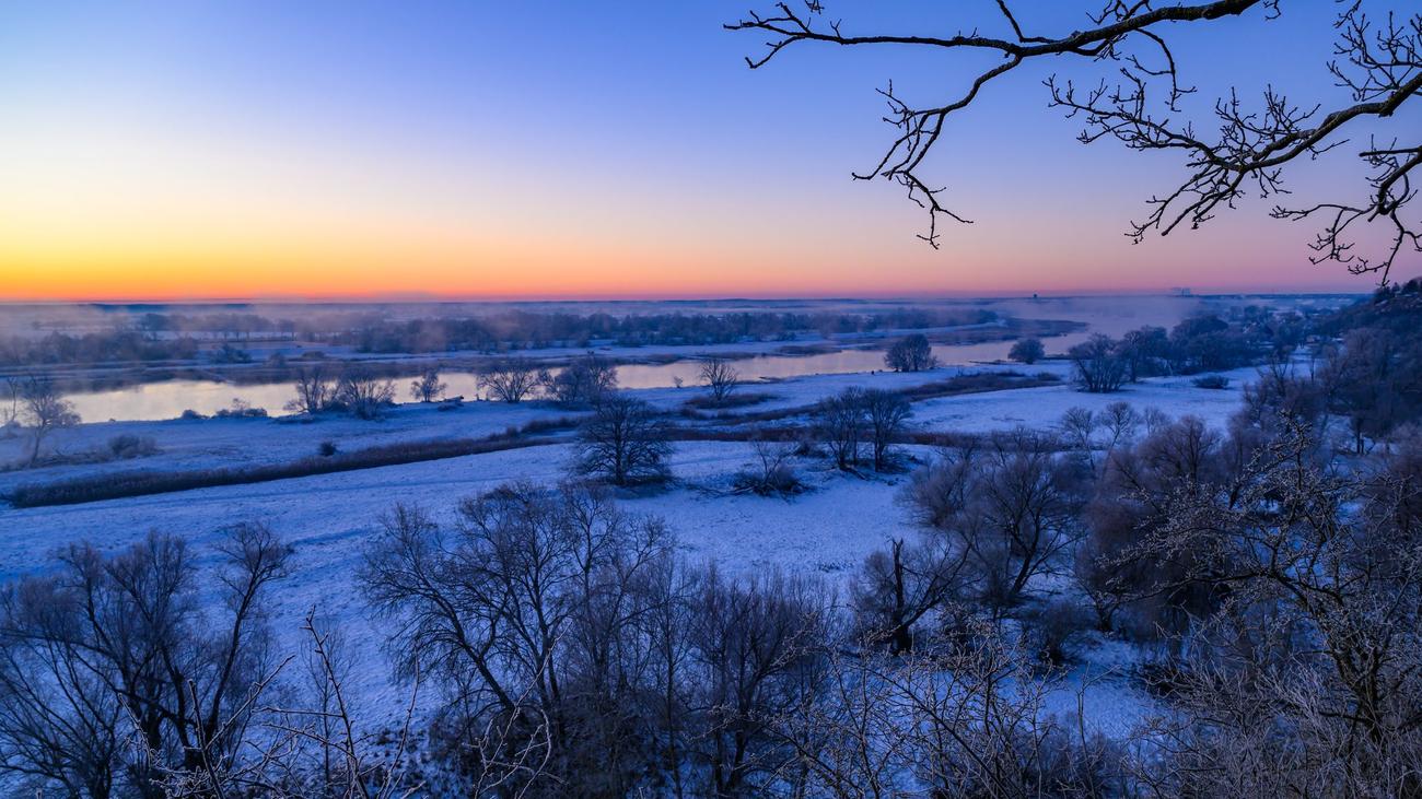 Freezing temperatures, winter weather, frost, cold weather, Berlin, Brandenburg, Germany
