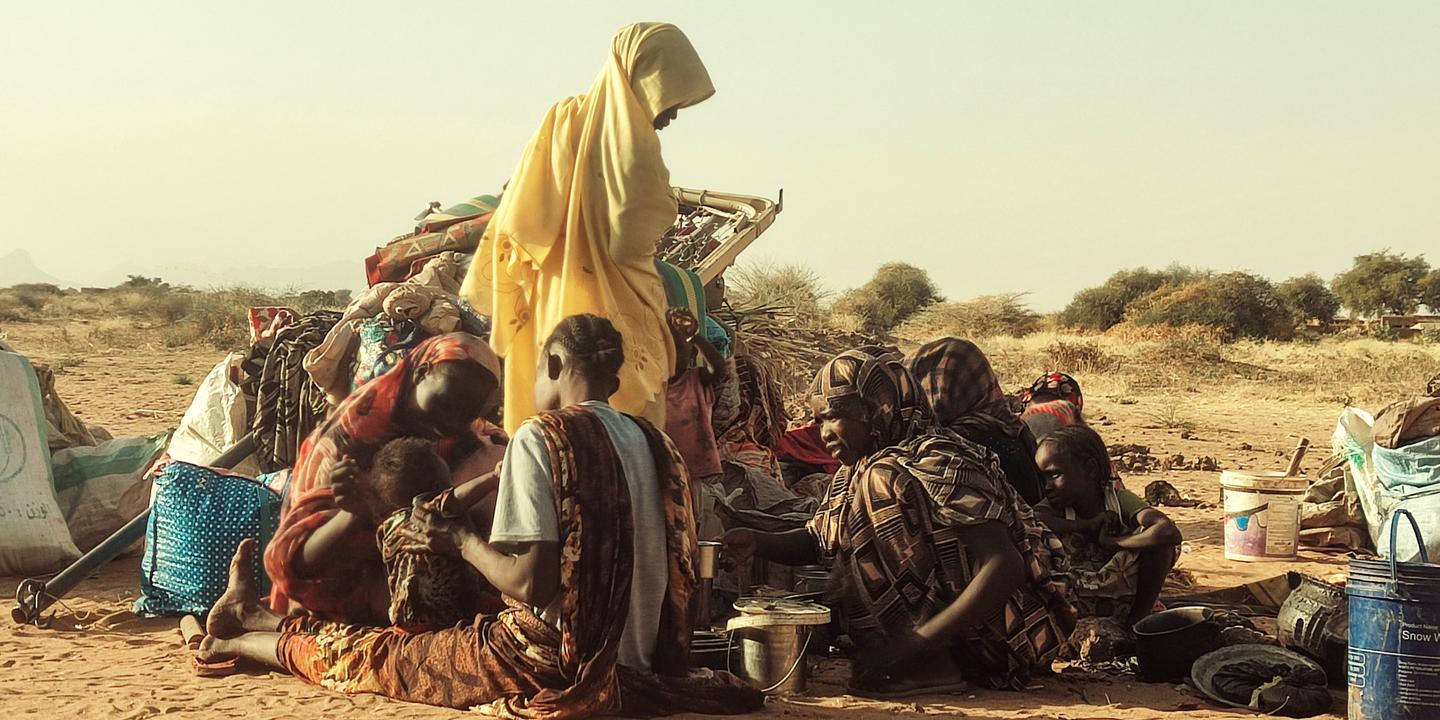 Darfur, FSR, Sudan Civil War, Zamzam camp attack, famine
