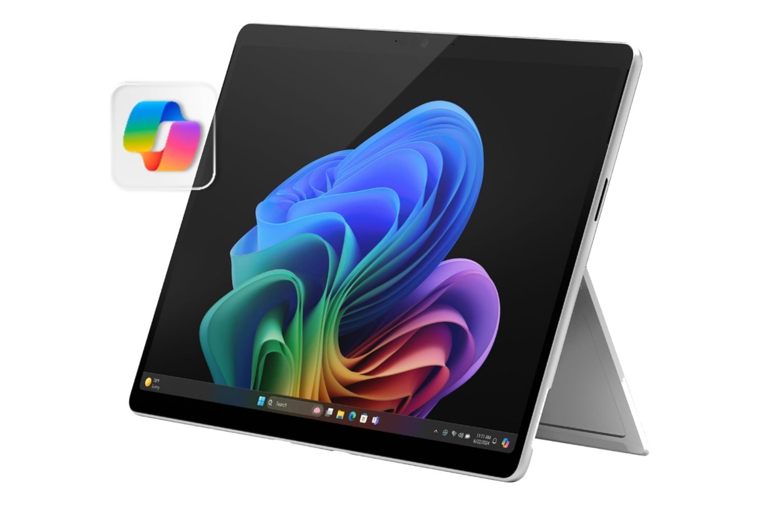 Surface Pro, Microsoft Surface, 2-in-1 laptop, OLED display, Snapdragon X Plus processor, AI capabilities, Copilot+ integration, premium computing, digital artists, note-takers, AI features, remote workers, content creators