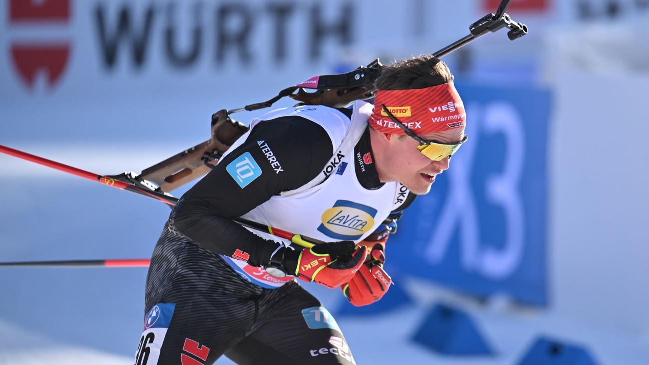 World Championships, Lenzerheide, Biathlon, Single Event, Philipp Horn, Johannes Kühn, Eric Perrot, Tommaso Giacomel, Quentin Fillon Maillet, Johannes Thingnes Bö, Benedikt Doll, Arnd Peiffer
