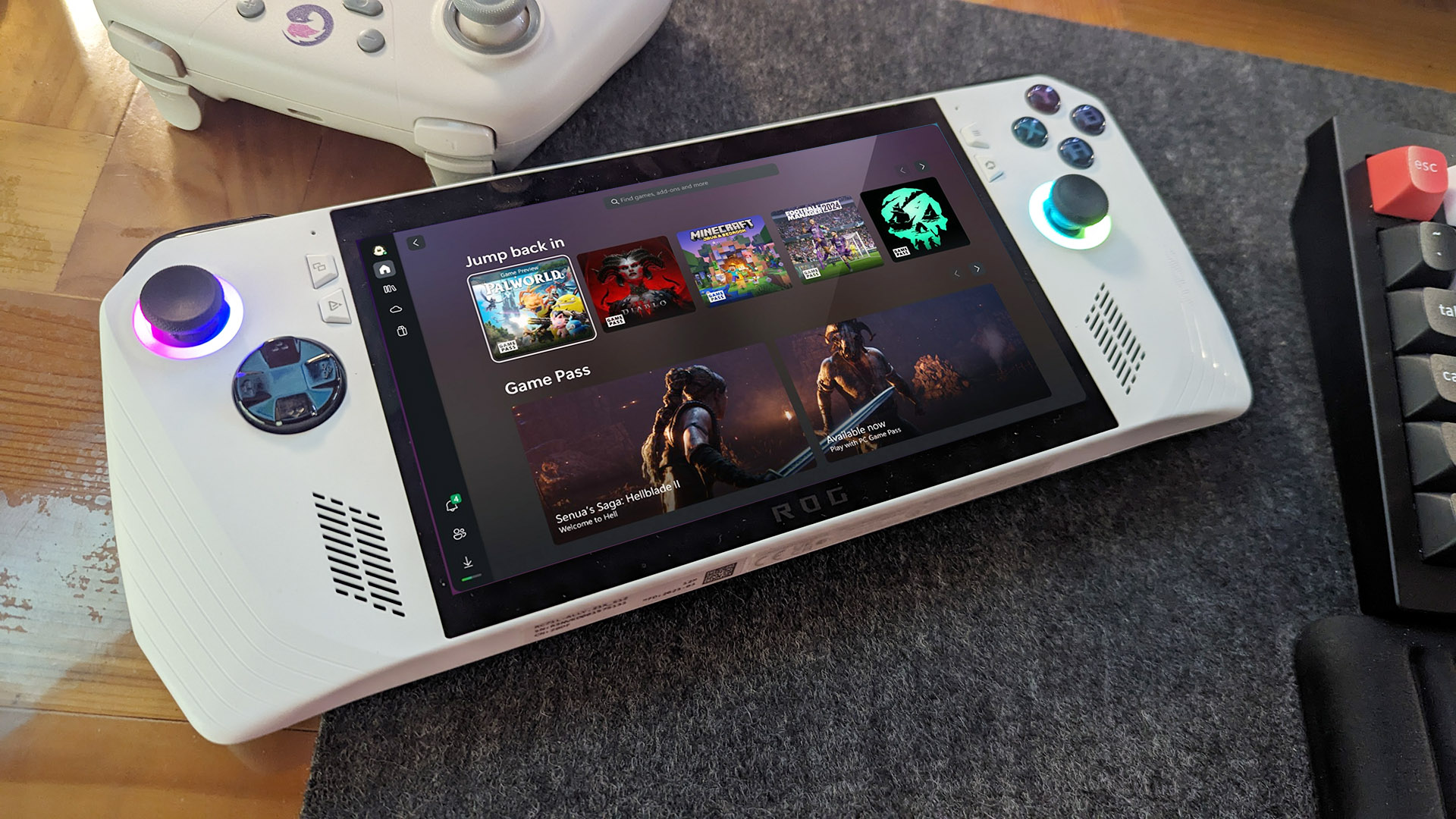 Asus ROG Ally, Windows handheld gaming PC, Steam Deck, Lenovo Legion Go S, portable gaming,