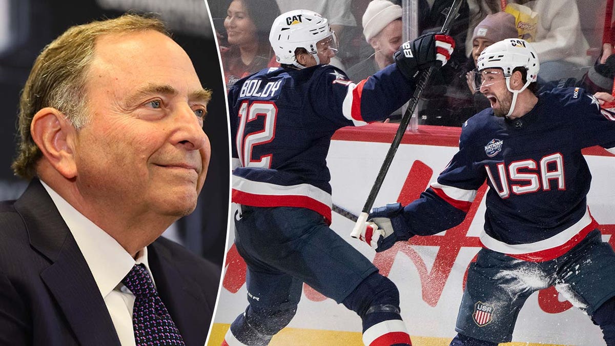NHL, 4 Nations Face-Off, Team USA, Canada, Gary Bettman, Winter Olympics, Hockey, National Pride, ESPN, World Cup of Hockey