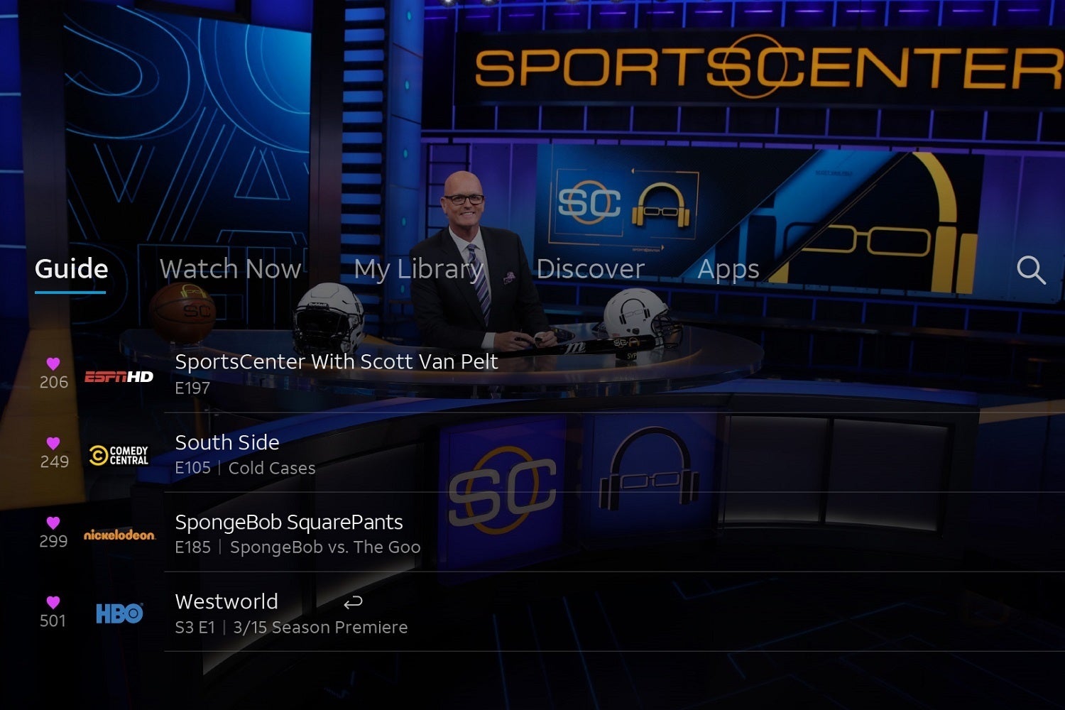 DirectTV Stream, cable TV experience, live TV streaming, DVR, cloud DVR, streaming box, video quality, audio quality, pricing, cost, Hulu + Live TV, YouTube TV, Fubo