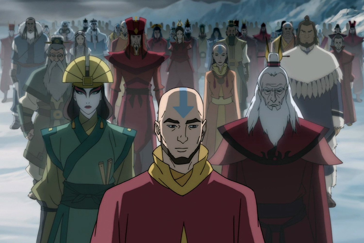 Avatar: Seven Havens, Avatar Studios, Nickelodeon, Michael DiMartino, Bryan Konietzko, 2D animated TV series, Avatar timeline, The Last Airbender, The Legend of Korra, Earthbender, female Avatar, apocalyptic world, cataclysm, spirit worlds, Seven Havens, human civilization, destruction, twin sibling, mysterious origins, Avatar Cycle, epic adventure, fantasy, mystery, new characters, 26-episode run, 2 seasons, 13 half-hour episodes, animated movies, Aang and friends