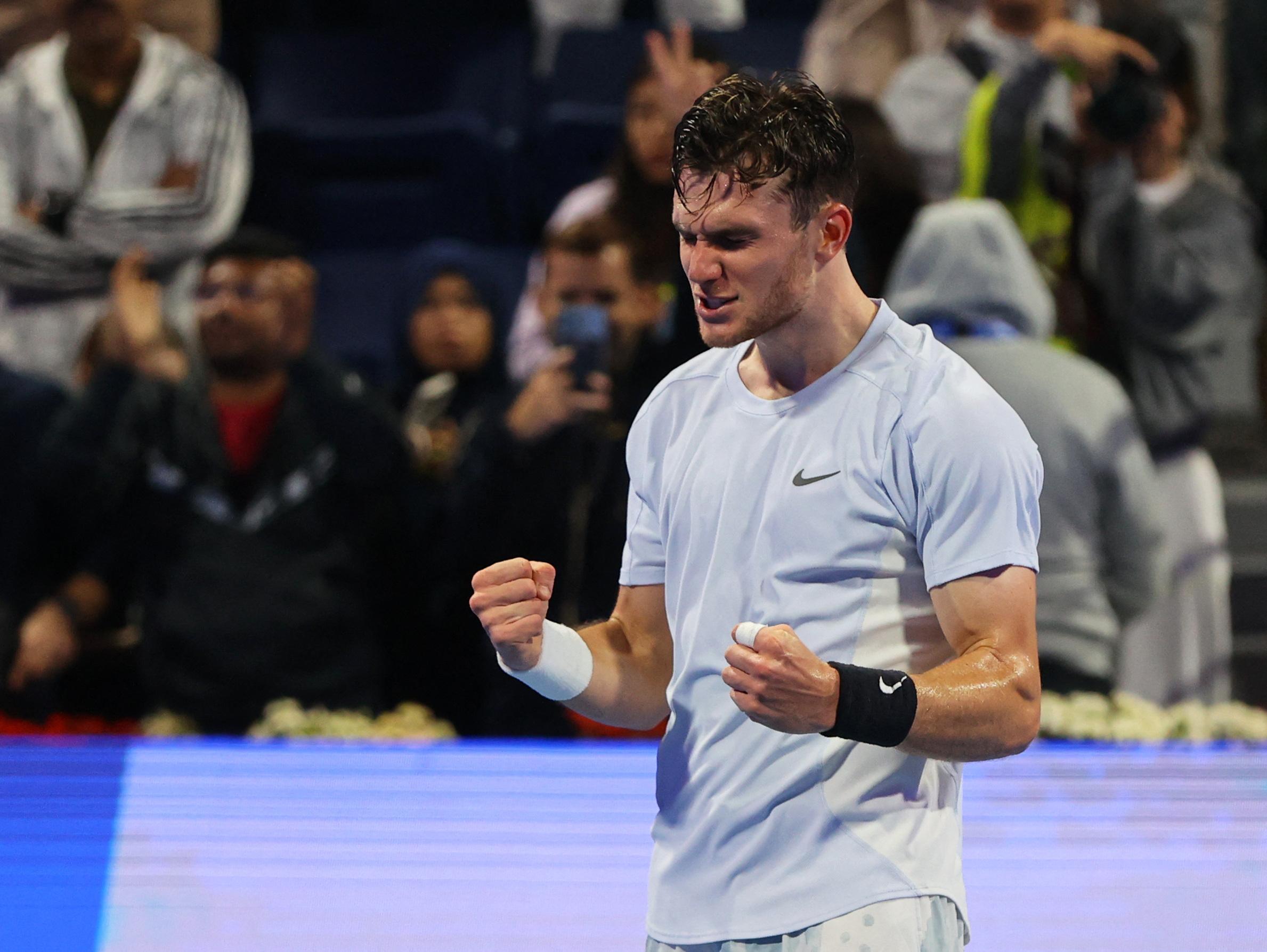Jack Draper, Matteo Berrettini, Doha Tournament, Quarterfinals, Tennis, Jiri Lehecka, Carlos Alcaraz, Felix Auger-Aliassime, Daniil Medvedev, Andrey Rublev, Alex de Minaur