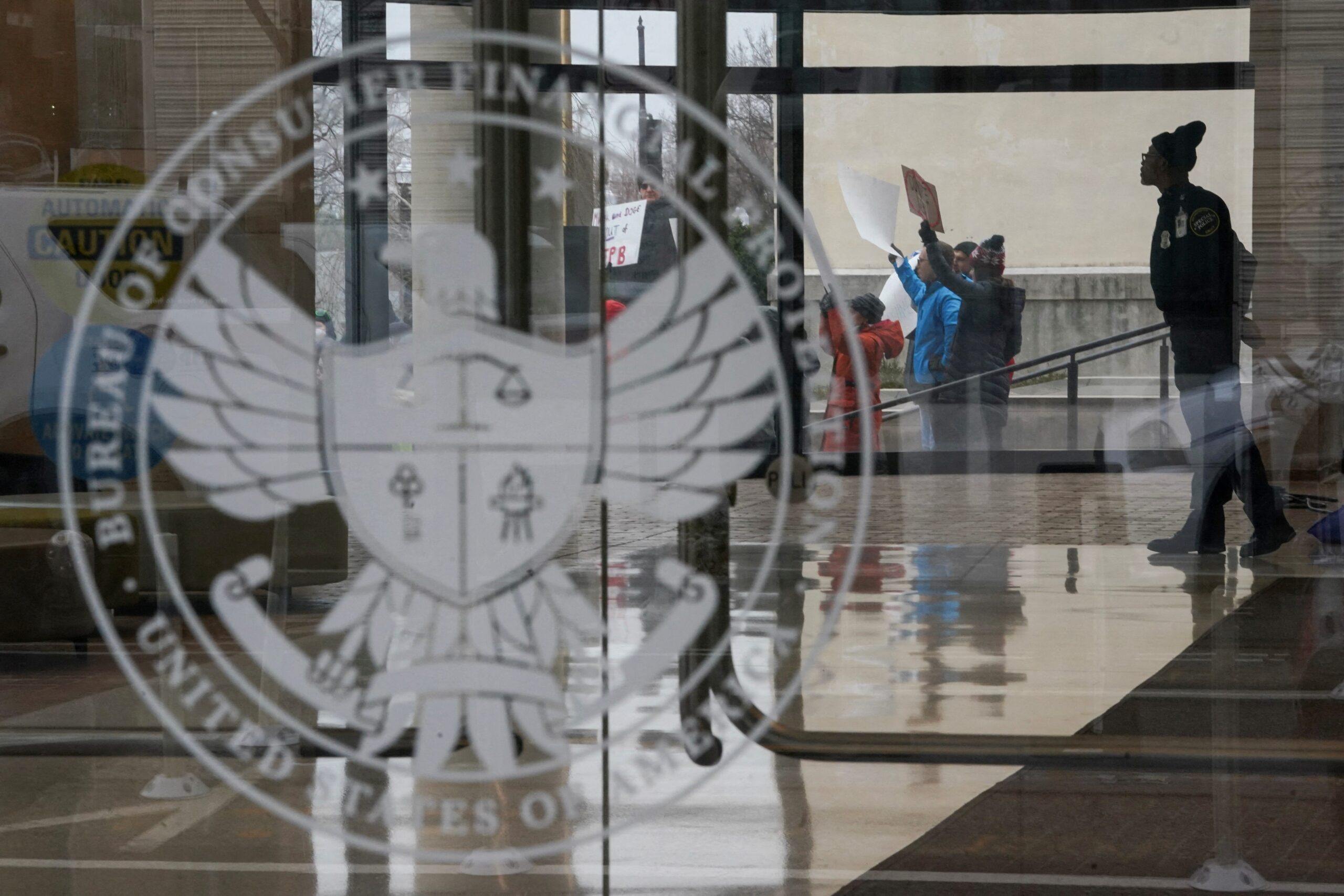 U.S. Consumer Financial Protection Bureau, CFPB, President Donald Trump, Elon Musk, Mark Calabria, Jonathan McKernan, Cato Institute, Libertarian, Office of Management and Budget, Executive Order