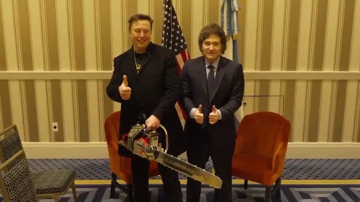 Elon Musk, CPAC, DOGE, Government Efficiency, Waste Reduction, Tax Refunds, Argentina, Chainsaw, Political Action, Democrats, Media, Immigration, DEI, Diversity, Equity, Inclusion, Government Credit Cards, South Africa