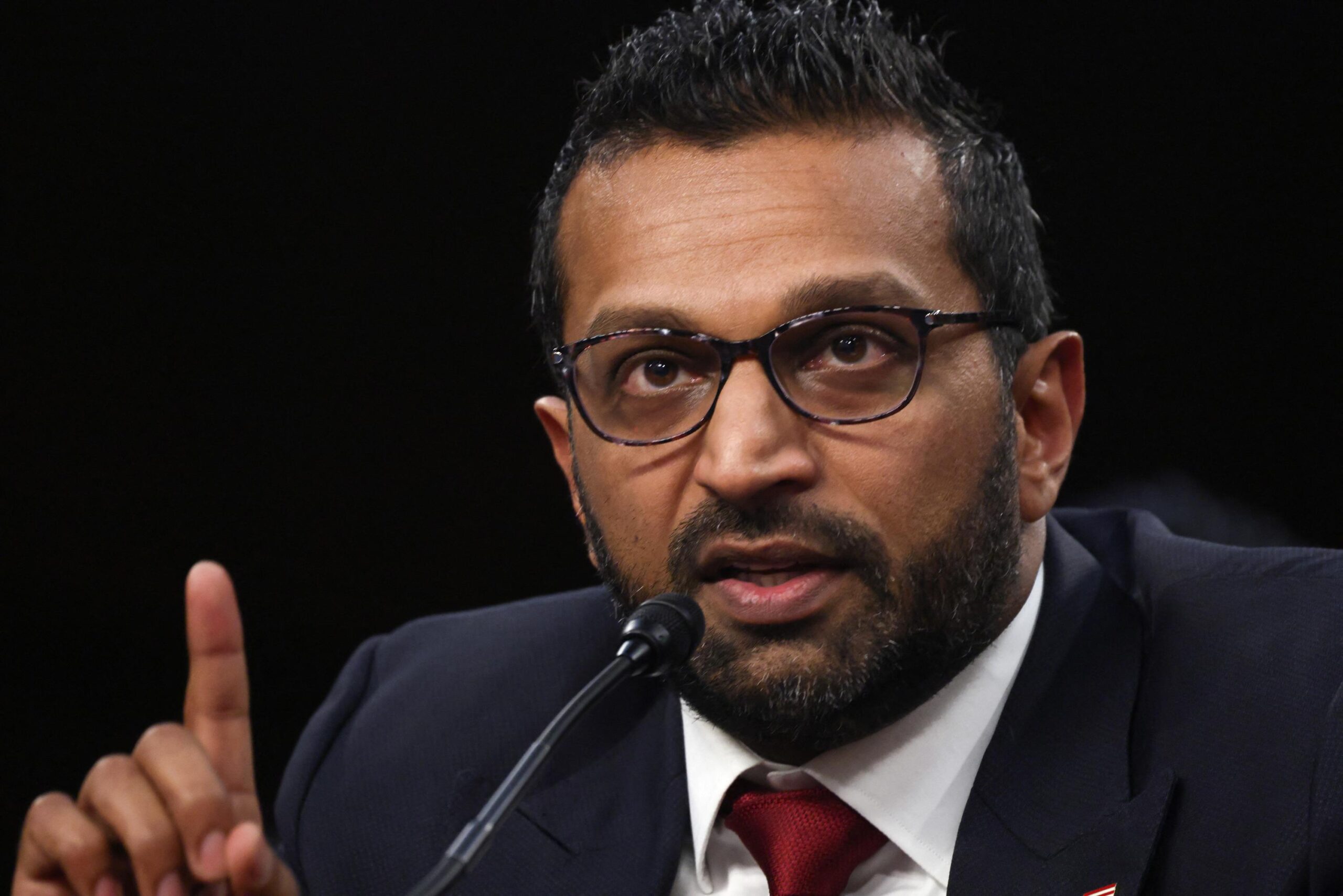 Kash Patel, FBI Director, Donald Trump, Republican Senate, Democrat Criticism, Capitol Rioters, QAnon, Politicization of FBI