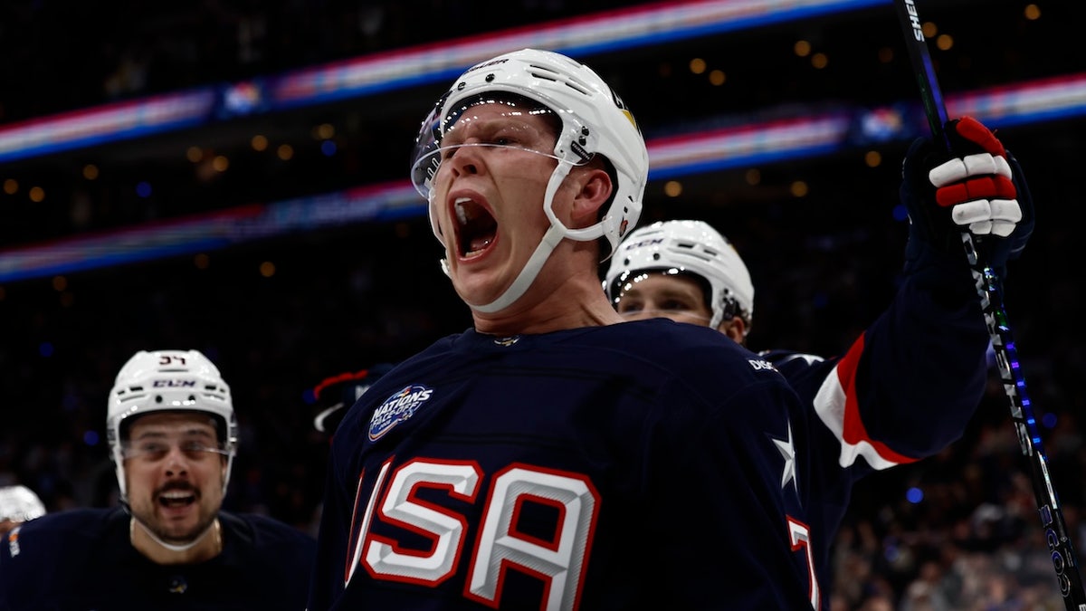 Donald Trump, U.S. Hockey Team, 4 Nations Face-Off Final, Canada, hockey, phone call, motivation, inspiration, political tension, Canada-U.S. rivalry, Bill Guerin
