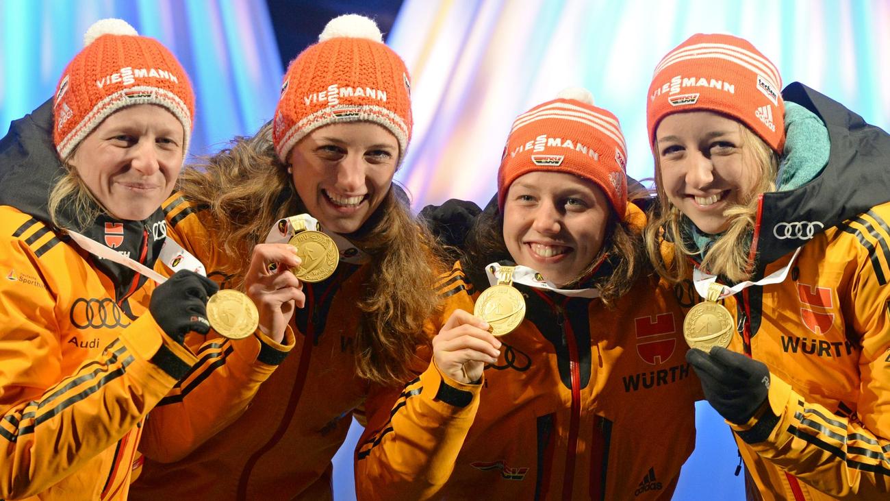 Biathlon World Championships, Franziska Preuß, Erik Lesser, German Biathlon Team, Gold Medals, Mixed Relay, Staffel Races, Team Success, Women's Biathlon