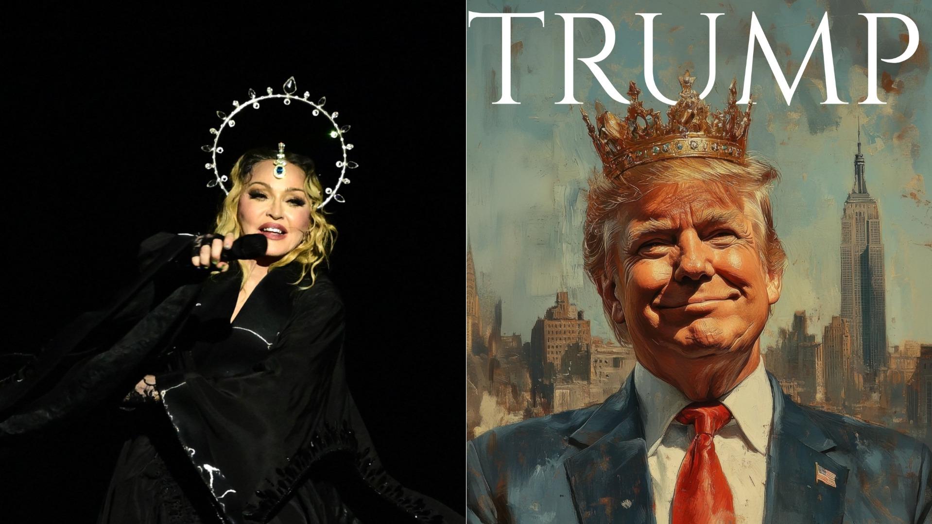 Donald Trump, Madonna, Long Live the King, New York City Congestion Pricing, Truth Social, White House