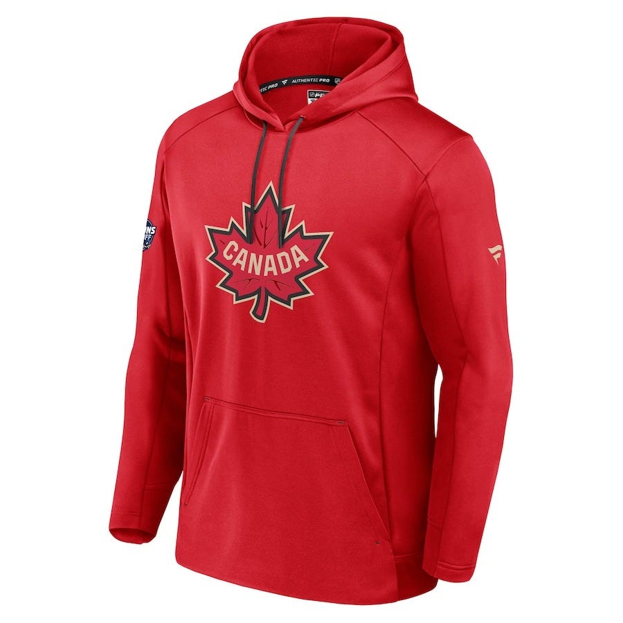 Team Canada, 4 Nations tournament, NHL, Canada hockey gear, Team USA hockey gear