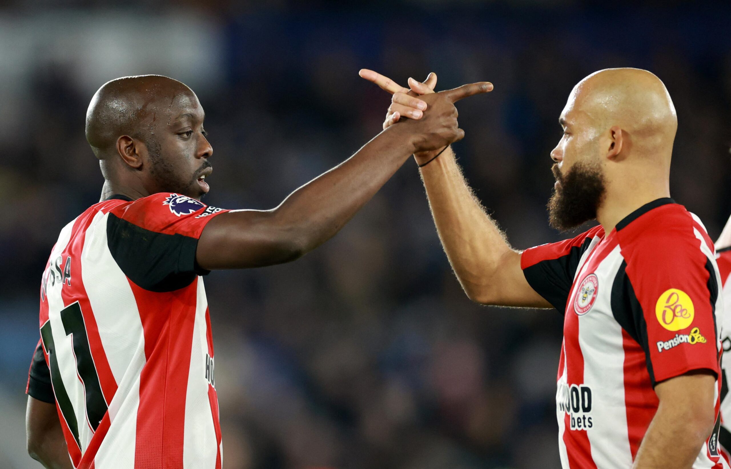 Brentford, Leicester, Premier League, Wissa, Mbeumo, Norgaard, Carvalho, Everton, Manchester United, Liverpool, Manchester City, PSG, Ligue des Champions