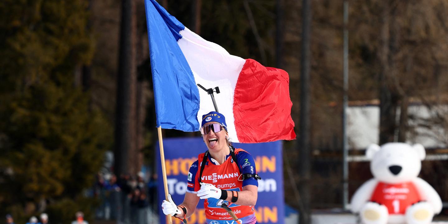 Biathlon World Championships, Lenzerheide, Switzerland, French women, Lou Jeanmonnot, Oceane Michelon, Justine Braisaz-Bouchet, Julia Simon, gold medal, record, 11 medals, 6 titles, Les Bleues, Norway, Sweden, 2024 Nove Mesto, Tricolores, staff, Jeanne Richard, first meters, Slovenes, JBB, 6 kilometers, Mathieu Maine