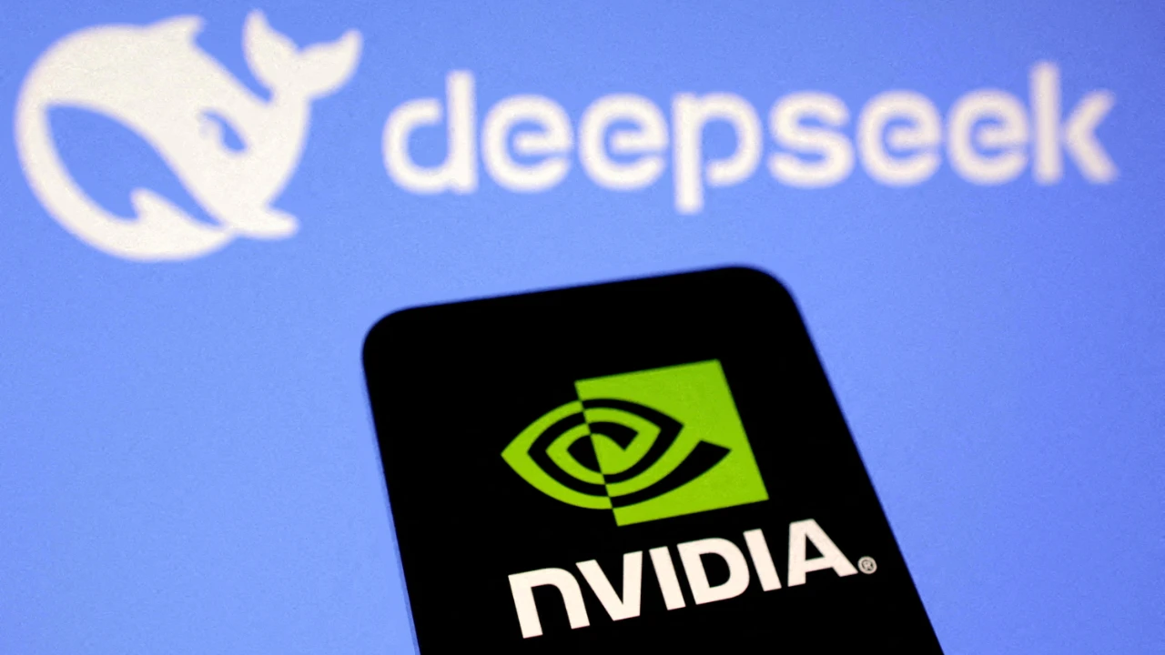 DeepSeek R1, Nvidia market value, AI hardware demand, Jensen Huang, AI model training, AI inference, open-source AI models, AI competition, Nvidia financial report