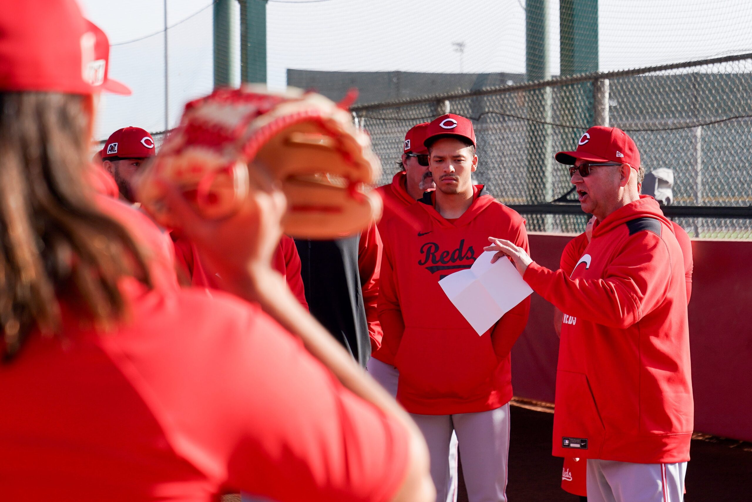 Cincinnati Reds, spring training, baseball, MLB, challenges, balls and strikes, umpires, Automatic Balls and Strikes (ABS), AAA level, Terry Francona