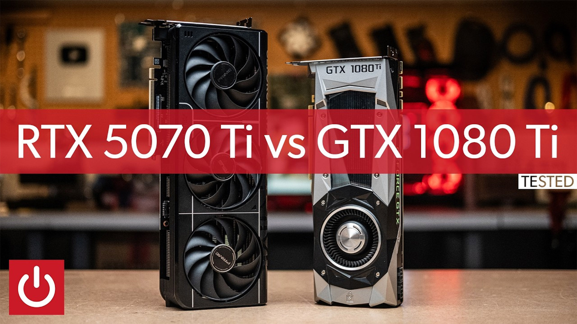 graphics card, GTX 1080 Ti, RTX 5070 Ti, PCWorld, gaming, performance, benchmark, comparison, ray tracing, Nvidia