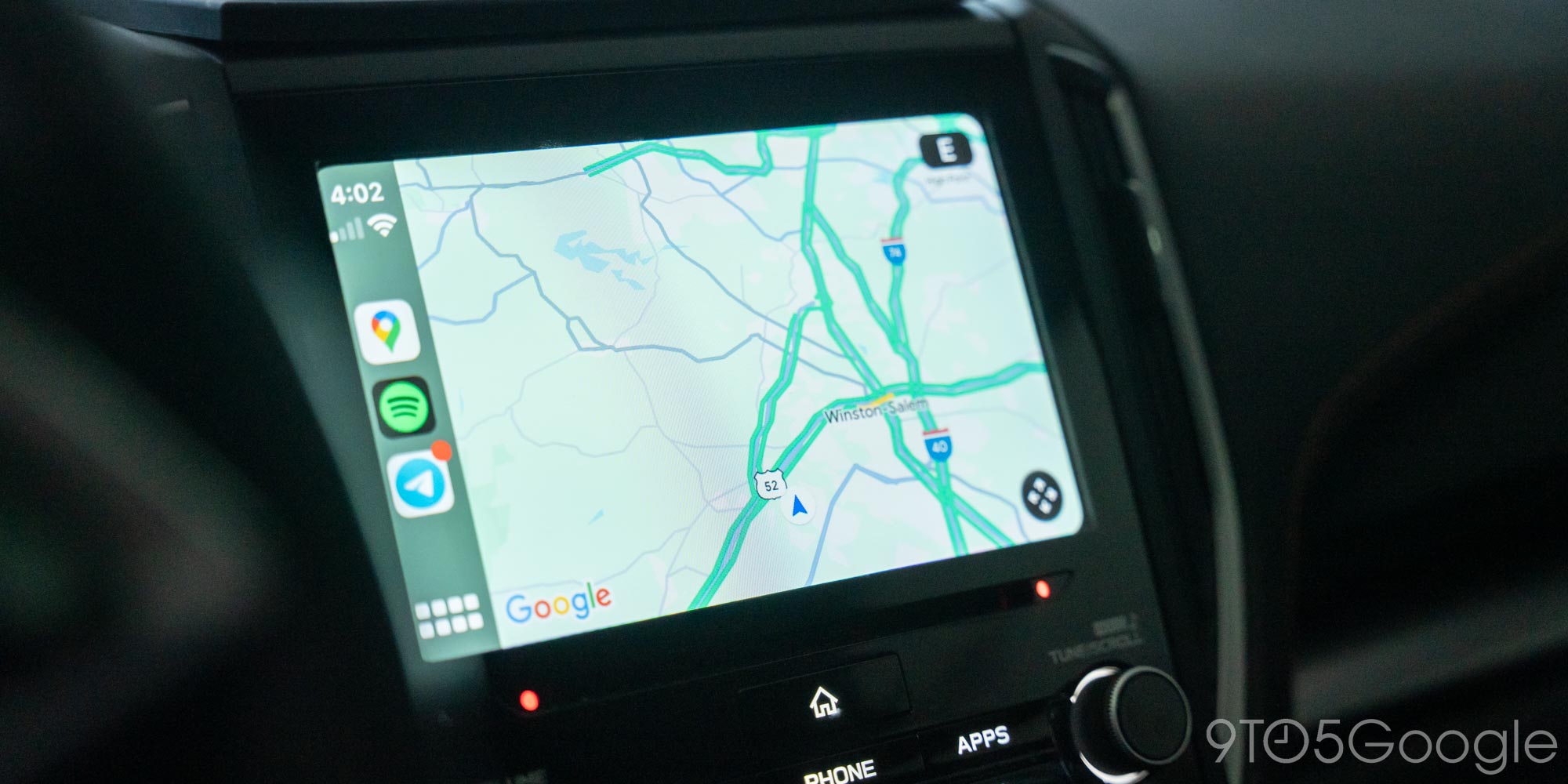 Google Maps, CarPlay, Route Preview, Navigation, Bug Fix, Google Maps on CarPlay, CarPlay Navigation, Google Maps Update, Google Maps on Android Auto, Display Bug, Ben Schoon