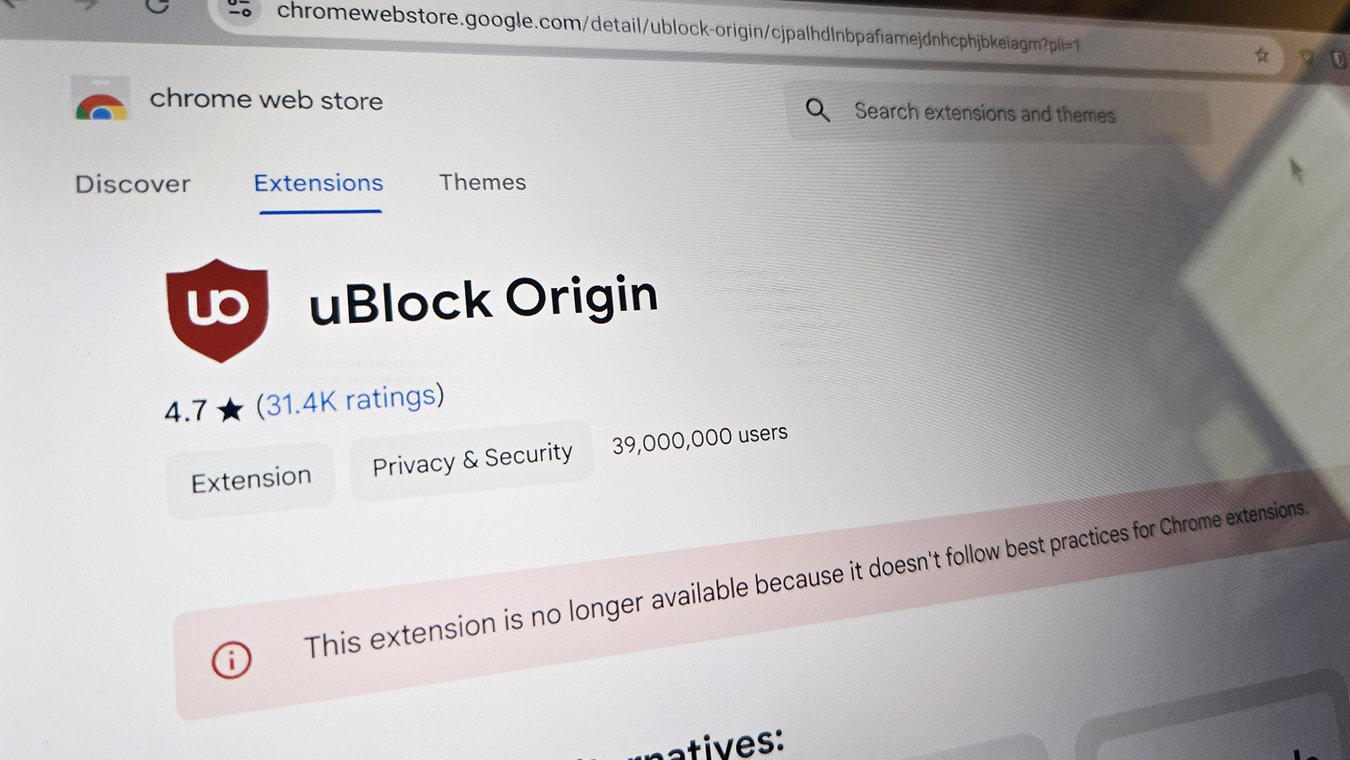 uBlock Origin, Chrome, Manifest V3, ad-blocker, security, Firefox, privacy, ad-blocking, web