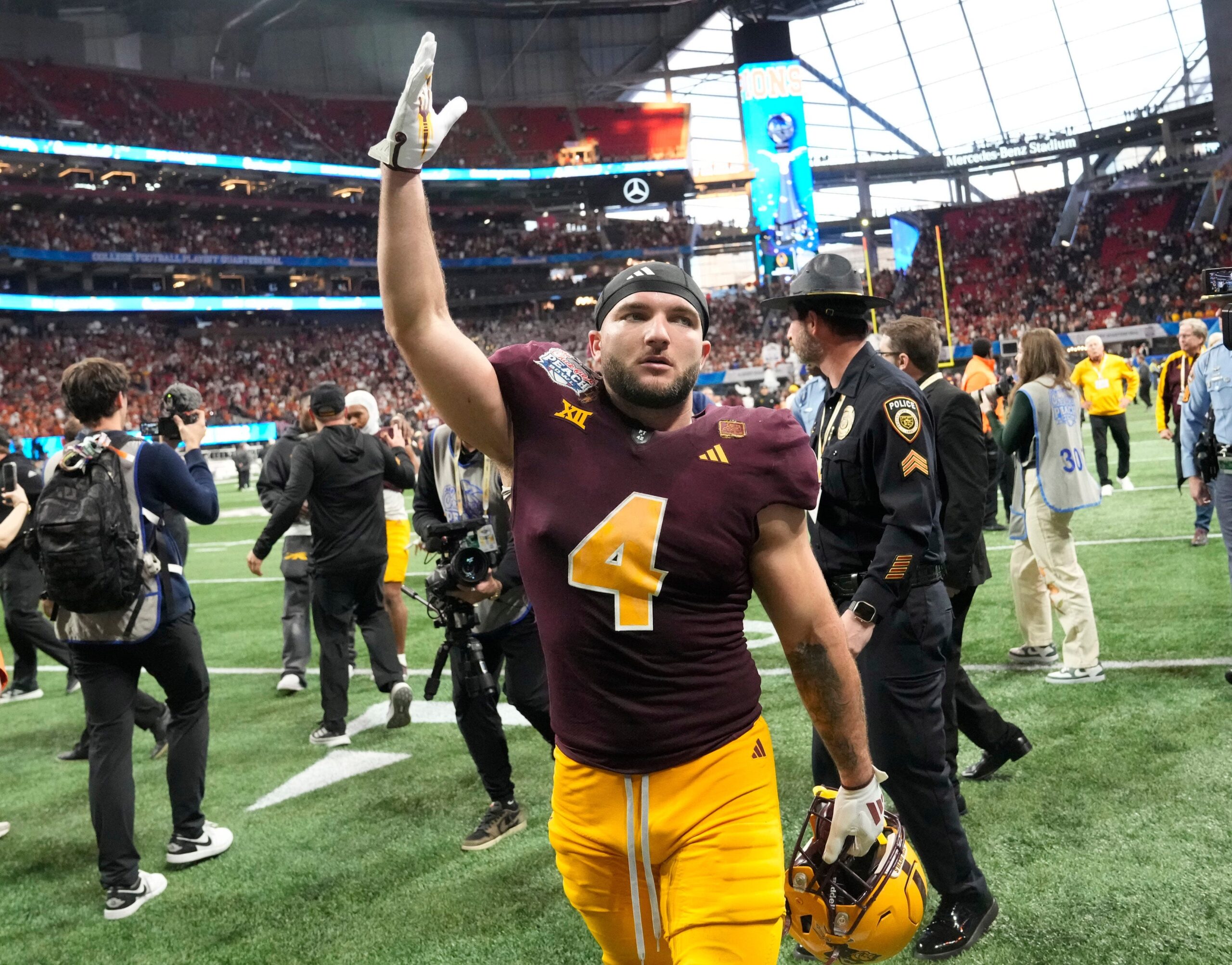 Cam Skattebo, Arizona State, running back, NFL Draft, Daniel Jeremiah, combine, 40-yard dash, pro day, James Conner, draft analysis, football, college football, Sun Devils, draft prospect
