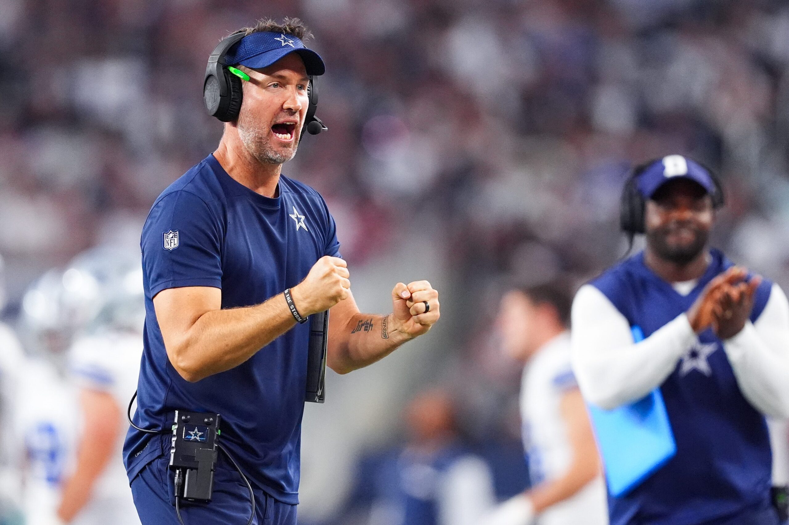 Brian Schottenheimer, Dallas Cowboys, NFL, Head Coach, Coaching, Football, Klayton Adams, Matt Eberflus, Dak Prescott, Zack Martin, Micah Parsons, Jerry Jones, Mike McCarthy, Pete Carroll, NFL Scouting Combine, Free Agency, NFL Draft, Marty Schottenheimer
