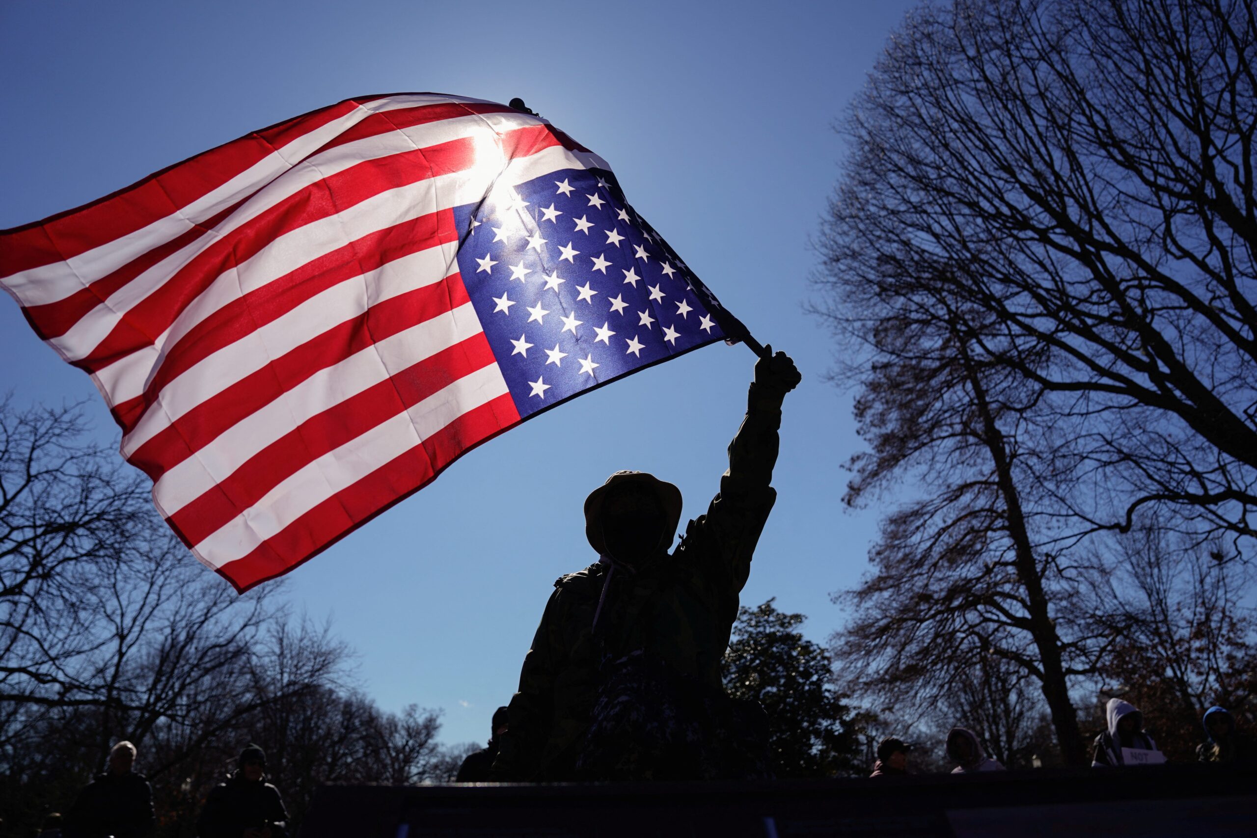 Yosemite National Park, upside-down flag, protest, National Park Service layoffs, Donald Trump, J. Elizabeth Peace, Gavin Carpenter, U.S. Flag Code, distress signal, political protest, fact check

