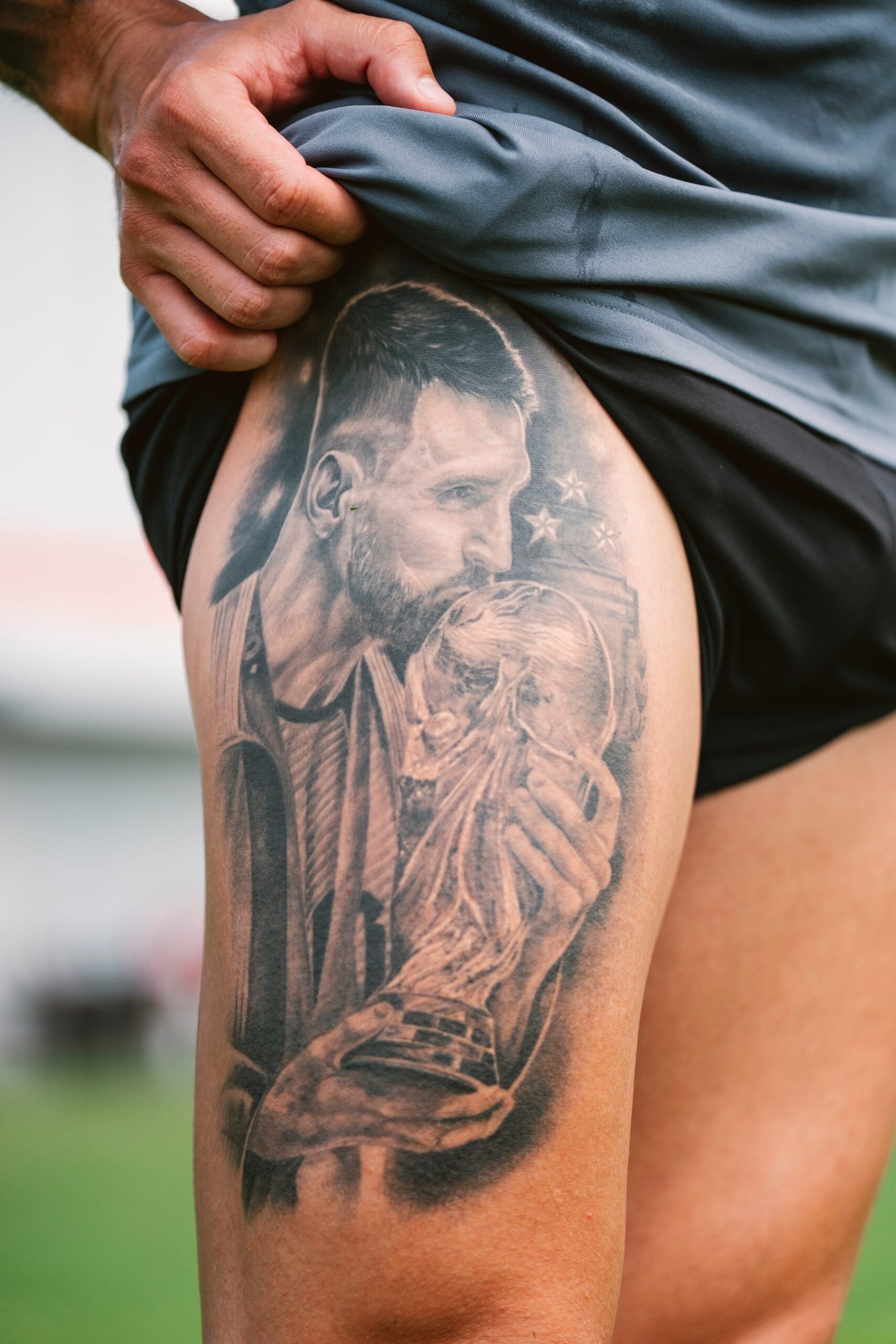 Lionel Messi, Inter Miami, Houston Dynamo, Franco Escobar, Ezequiel Ponce, Sunday Night Soccer, MLS, Major League Soccer, Argentina, Rosario, Newell's Old Boys, soccer, World Cup, tattoo, Shell Energy Stadium, Luis Suarez, Sergio Busquets, Jordi Alba
