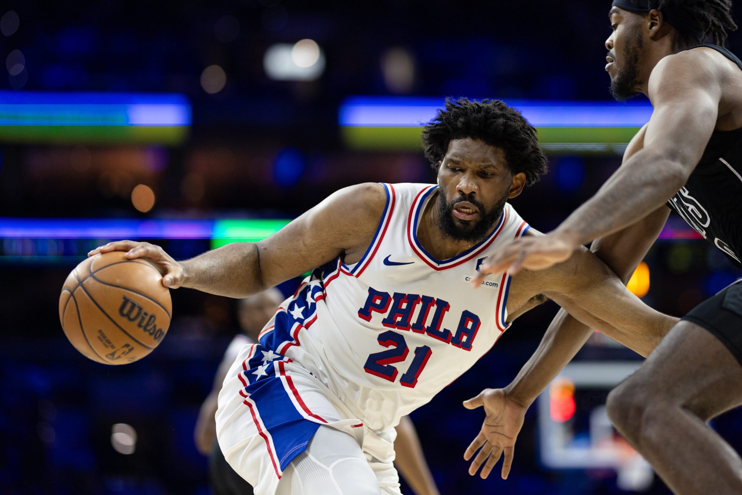 Joel Embiid, Philadelphia 76ers, NBA, injury, knee injury, season ending injury, basketball, sports, Nick Nurse, treatment, rehabilitation, playoffs, Eastern Conference, Sixers, 2022-23 NBA MVP
