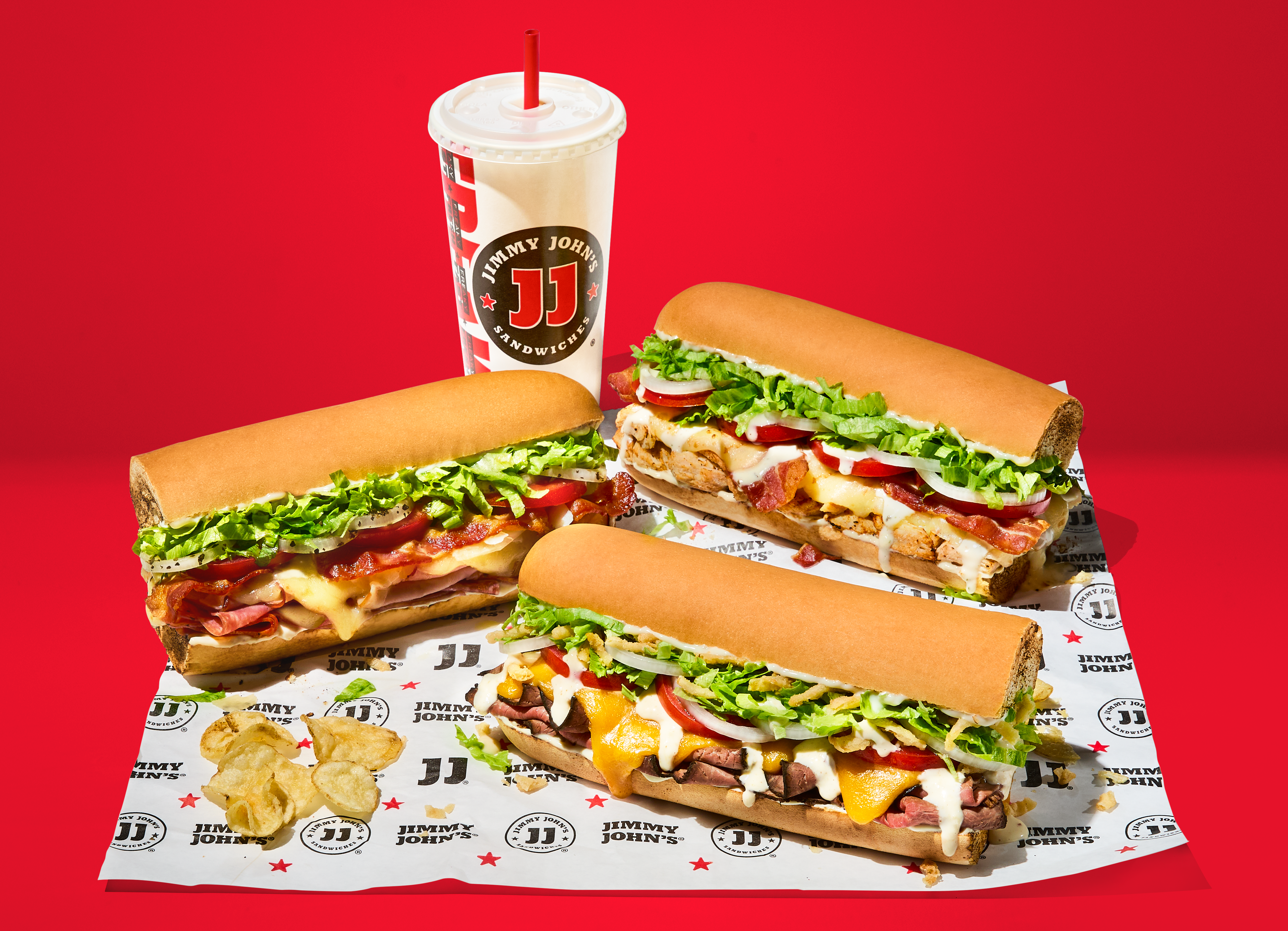 Jimmy John's, toasted sandwiches, new menu, Chicken Bacon Ranch, Roast Beef & Cheddar, Ultimate Italian, Toasted Tuesday, free sandwich, promo code, TOASTEDTUESDAY, sandwich giveaway, Darin Dugan, Jimmy Johns chief brand marketing officer
