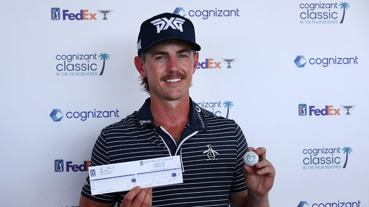 Jake Knapp, Cognizant Classic, PGA National, golf, 59, PGA Tour, course record, bogey-free, birdies, Scottie Scheffler, Jim Furyk, Paul Goydos, Hayden Springer, Mexico Open, PGA Championship, US Open, golf tournament, sports news
