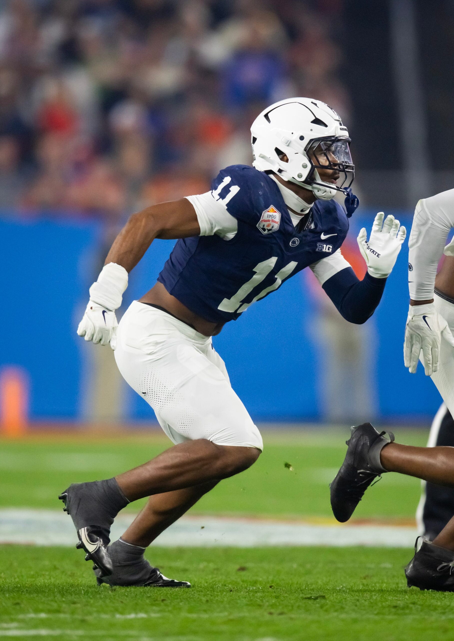 Abdul Carter, Penn State, edge rusher, NFL Draft, 2025 NFL Draft, injury, foot injury, stress reaction, surgery, pro day, NFL Combine, Drew Rosenhaus, agent, Cam Ward, Shedeur Sanders, potential No. 1 pick, draft prospects, defensive line, Happy Valley
