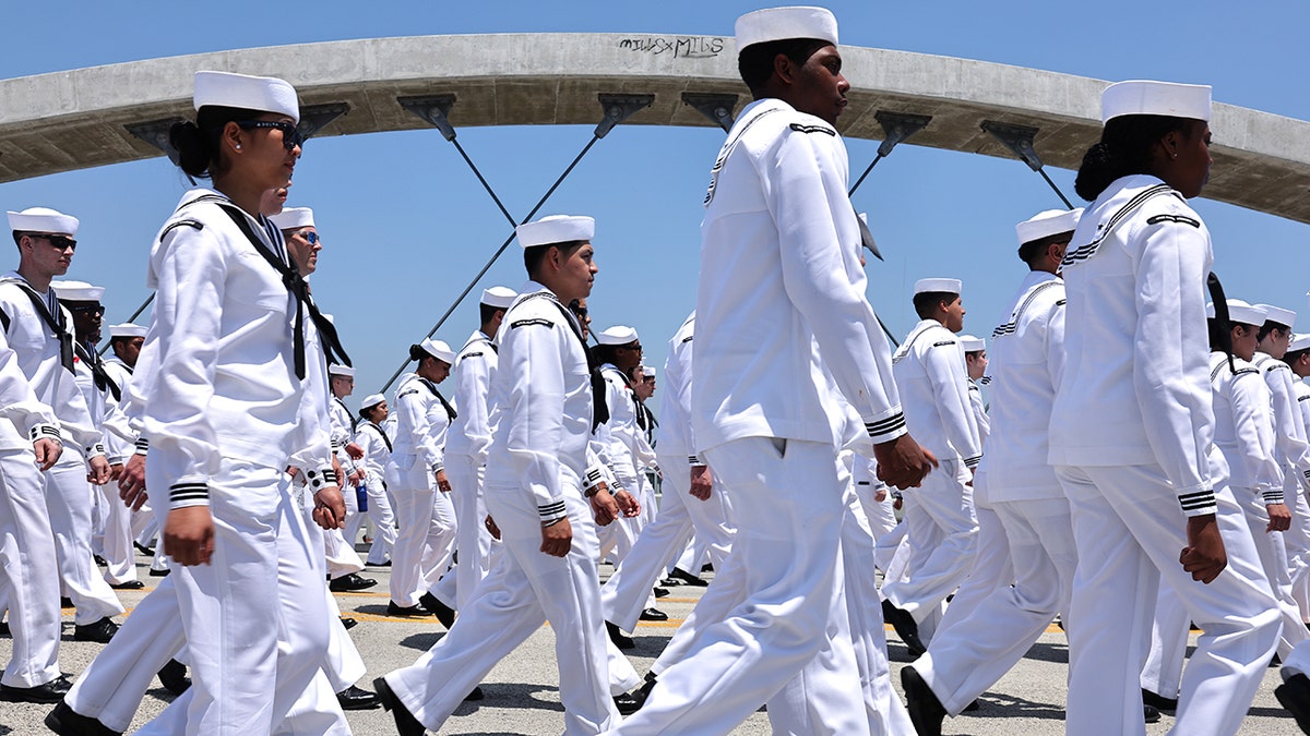 U.S. Navy, gender identity, biological sex, single-sex spaces, Donald Trump, executive order, Defending Women from Gender Ideology Extremism, Restoring Biological Truth, Department of Health and Human Services, HHS, Riley Gaines, transgender, military, LGBTQ, Robert F. Kennedy Jr., sex, male, female, bathrooms, living quarters, ships, bases, Air Force, Army, NPR, Palm Center, Office of People Analytics, lawsuits, civil rights, Fox News
