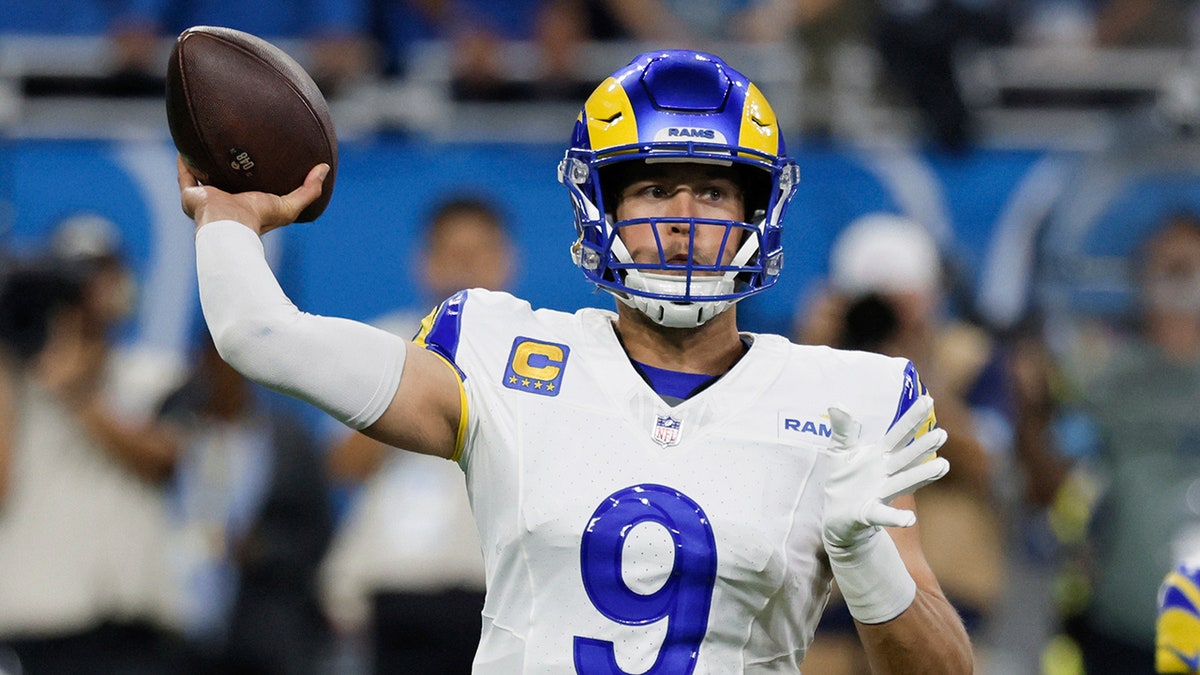 Matthew Stafford, Los Angeles Rams, NFL, quarterback, trade, contract, Cooper Kupp, Puka Nacua, Las Vegas Raiders, New York Giants, Super Bowl, NFL Draft, free agency, football
