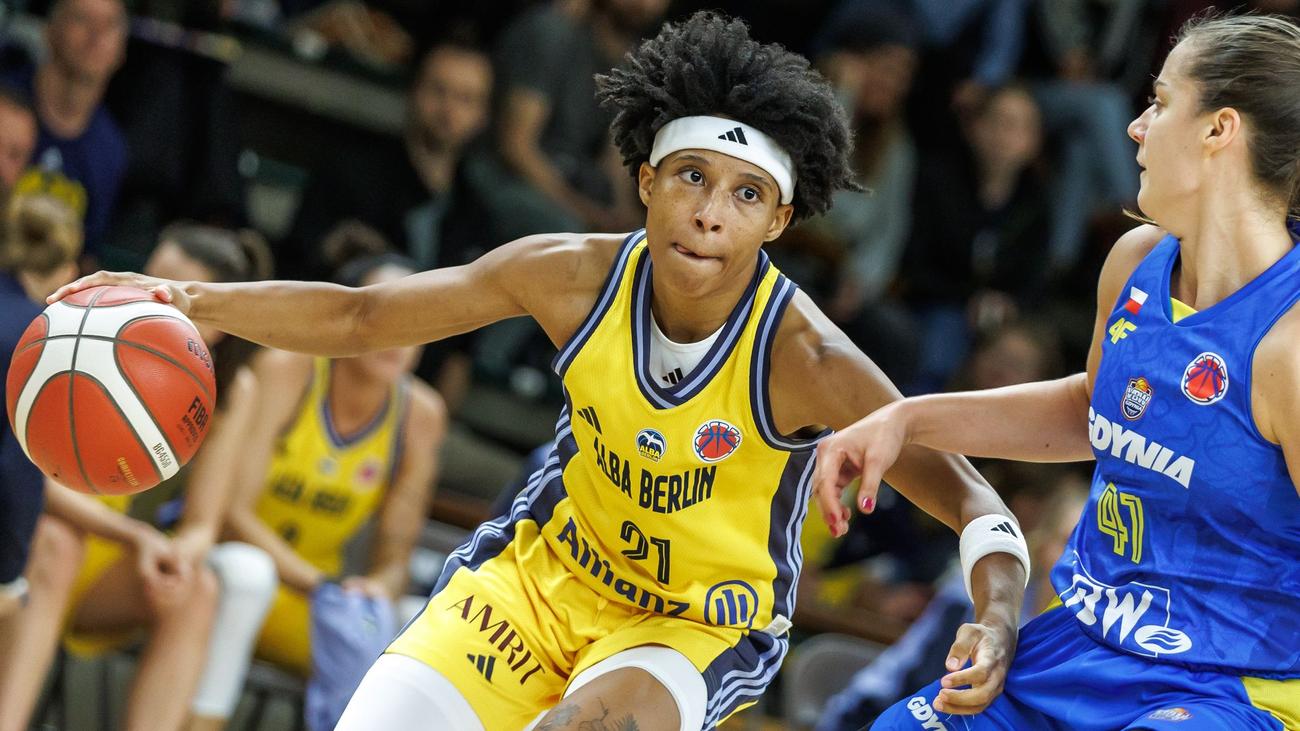 Alba Berlin, Saarlouis Royals, Pokal Final Four, Basketball, Sömmeringhalle, Marie Berthold, Deeshyra Thomas, Rutronik Stars Keltern, Eigner Angels Nördlingen, Halbfinale, Spielbericht, Basketball-Pokal, Damenbasketball, Alba Berlin Basketball, Saarlouis Royals Basketball
