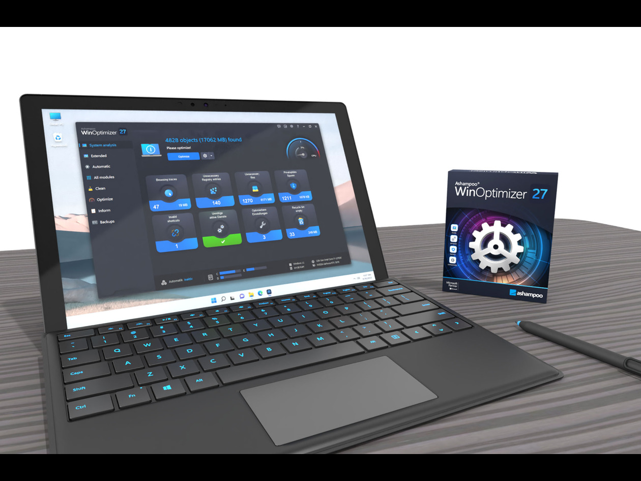 Ashampoo WinOptimizer, PC Optimization, System Cleaner, Speed Up PC, Computer Maintenance, Lifetime License, Discount, Deal, Software, Windows, System Optimization, Performance Booster, Privacy Tools, Crash Analyzer, SSD Management, Windows GodMode
