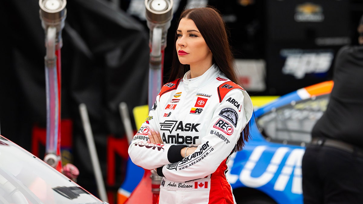 Amber Balcaen, Donald Trump, Daytona 500, NASCAR, William Byron, ARCA Menards Series, Gus Dean, President Trump, Daytona International Speedway, The Beast, Fox News, Ryan Gaydos, Sports, Racing, Canadian Driver, Political Visit, Motorsport, Energy, Excitement
