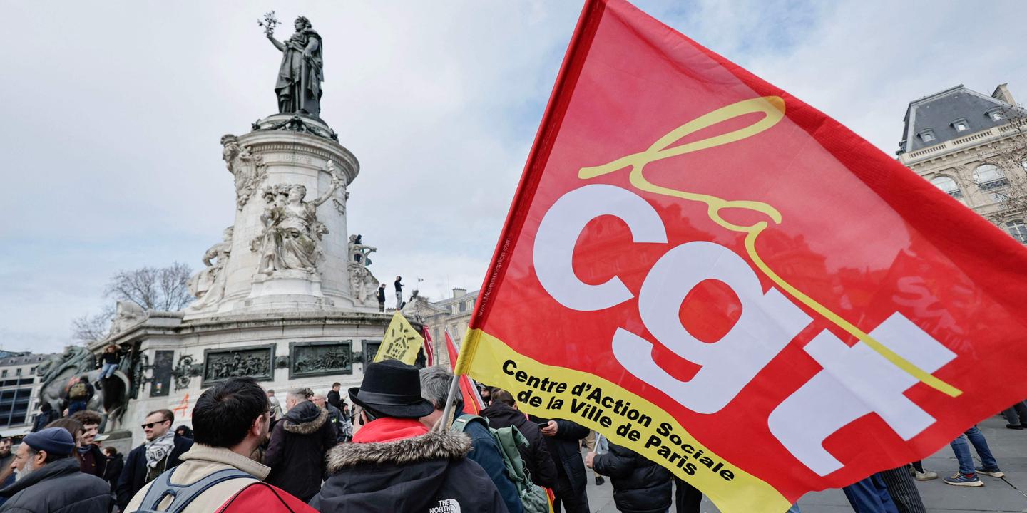 CGT, pension reform, France, labor unions, protests, women's rights, March 8, collective bargaining, government, retirement age, social dialogue, Force Ouvrière, referendum, social security, inequality, workers' rights, mobilization, 2023 reform, retirement, economy.

