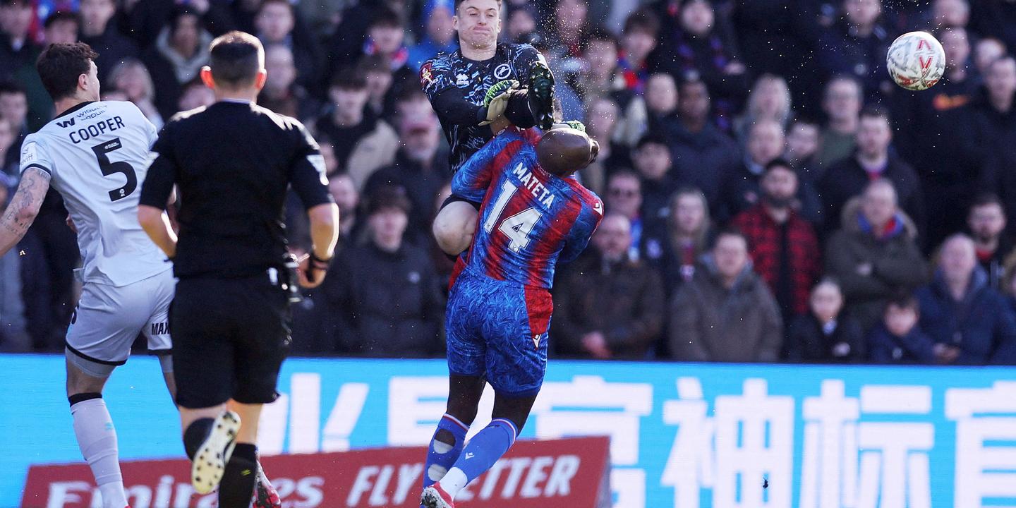 Jean-Philippe Mateta, Crystal Palace, Liam Roberts, Milwall, FA Cup, injury, head injury, football, soccer, Steve Parish, red card, goalkeeper, challenge, concussion, hospitalisation, Patrick Battiston, Harald Schumacher, World Cup 1982, Olympics, Paris 2024, Premier League.
